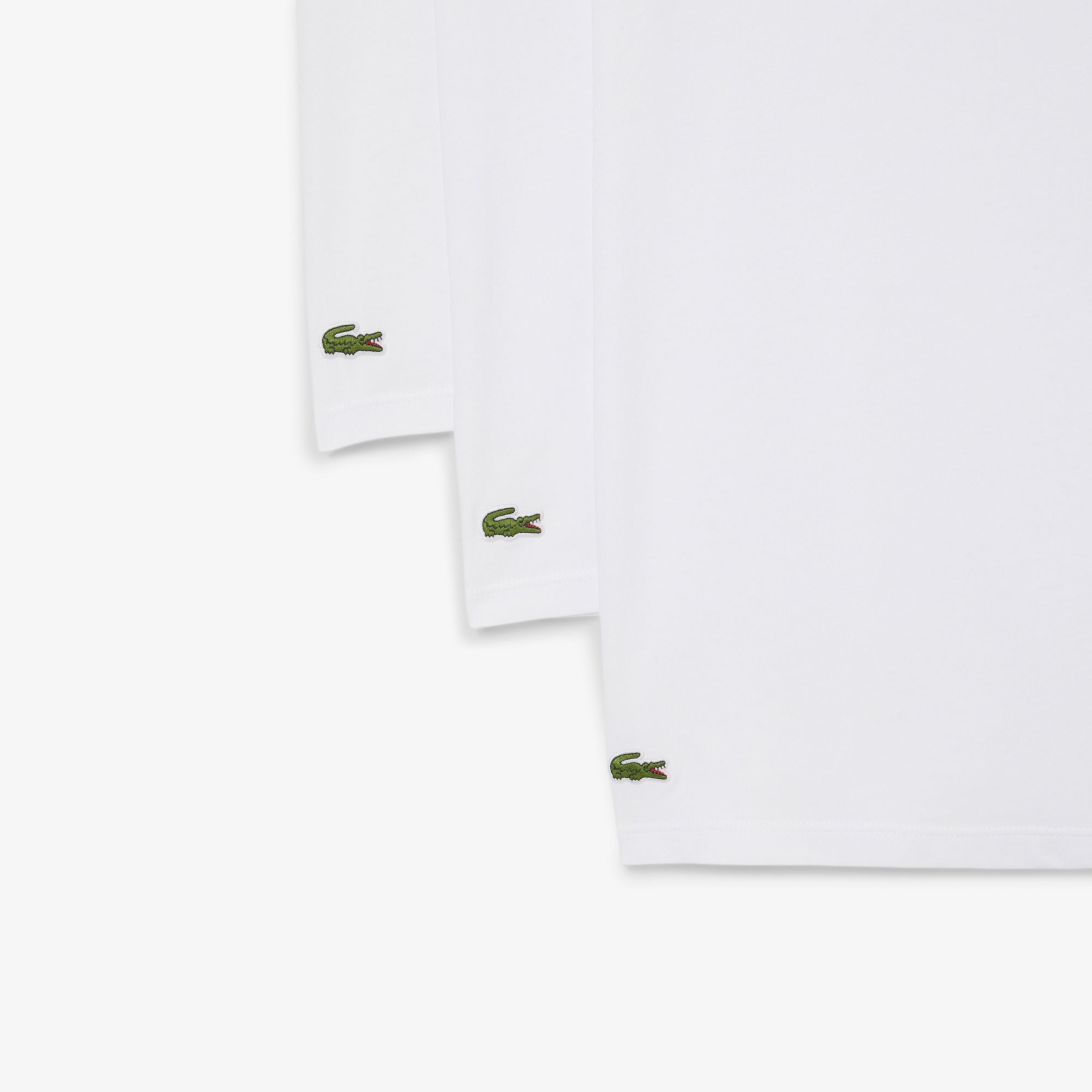 Erkek Slim Fit Kısa Kollu V Yaka 3'lü Beyaz Pijama Üstü