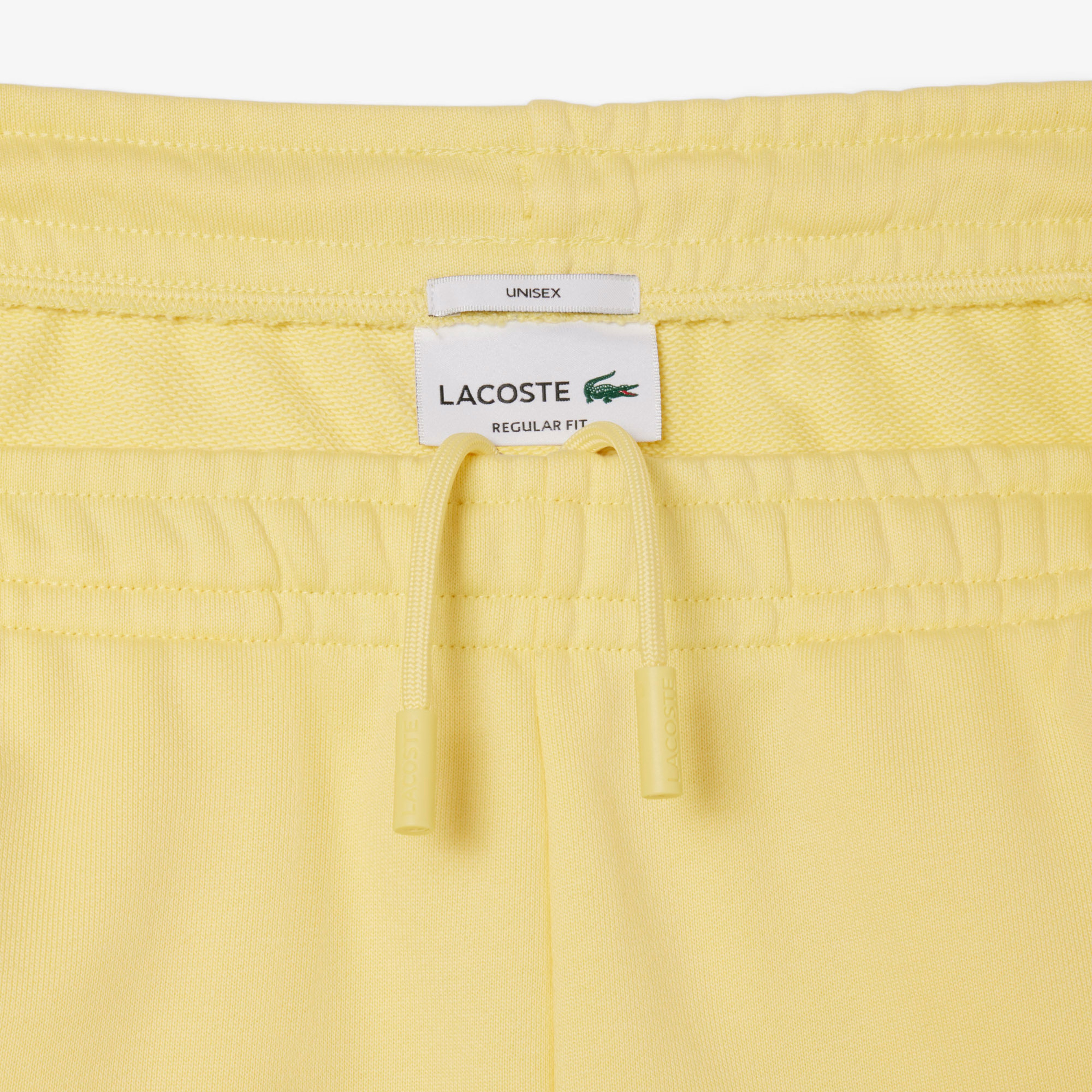 Unisex Regular Fit Baskılı Sarı Şort