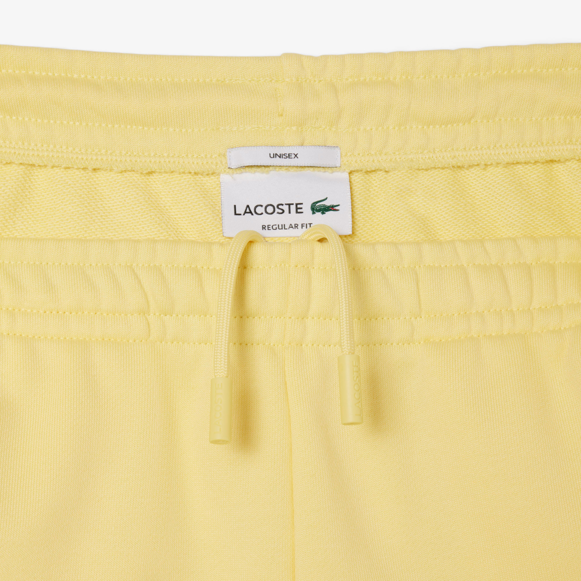 Unisex Regular Fit Baskılı Sarı Şort