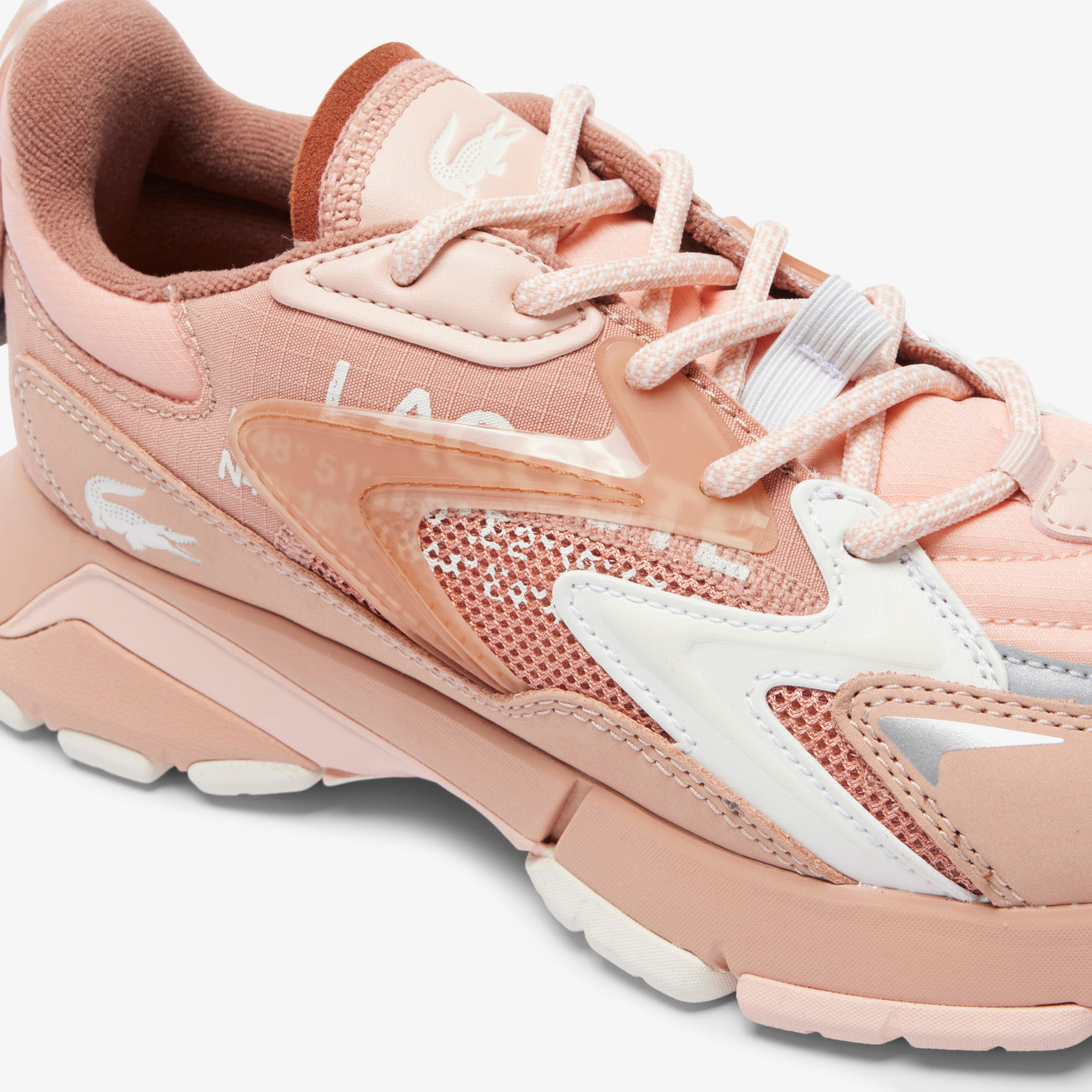 Lacoste L003 Neo Tech Kadın Kahverengi Spor Ayakkabı