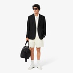 Lacoste Relaxed Fit Erkek Beyaz Kısa Kollu Gömlek