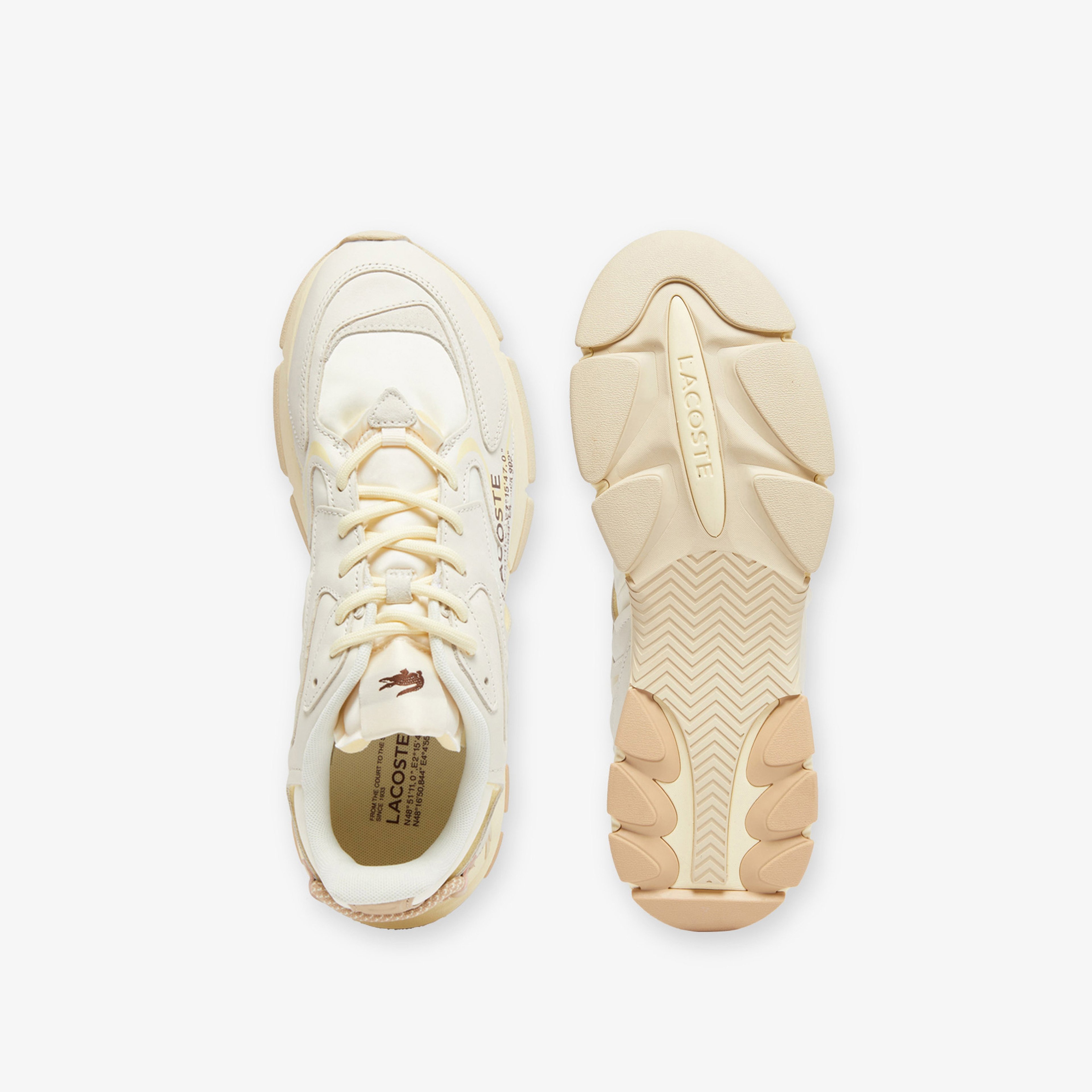 Lacoste L003 Neo Erkek Bej Sneaker