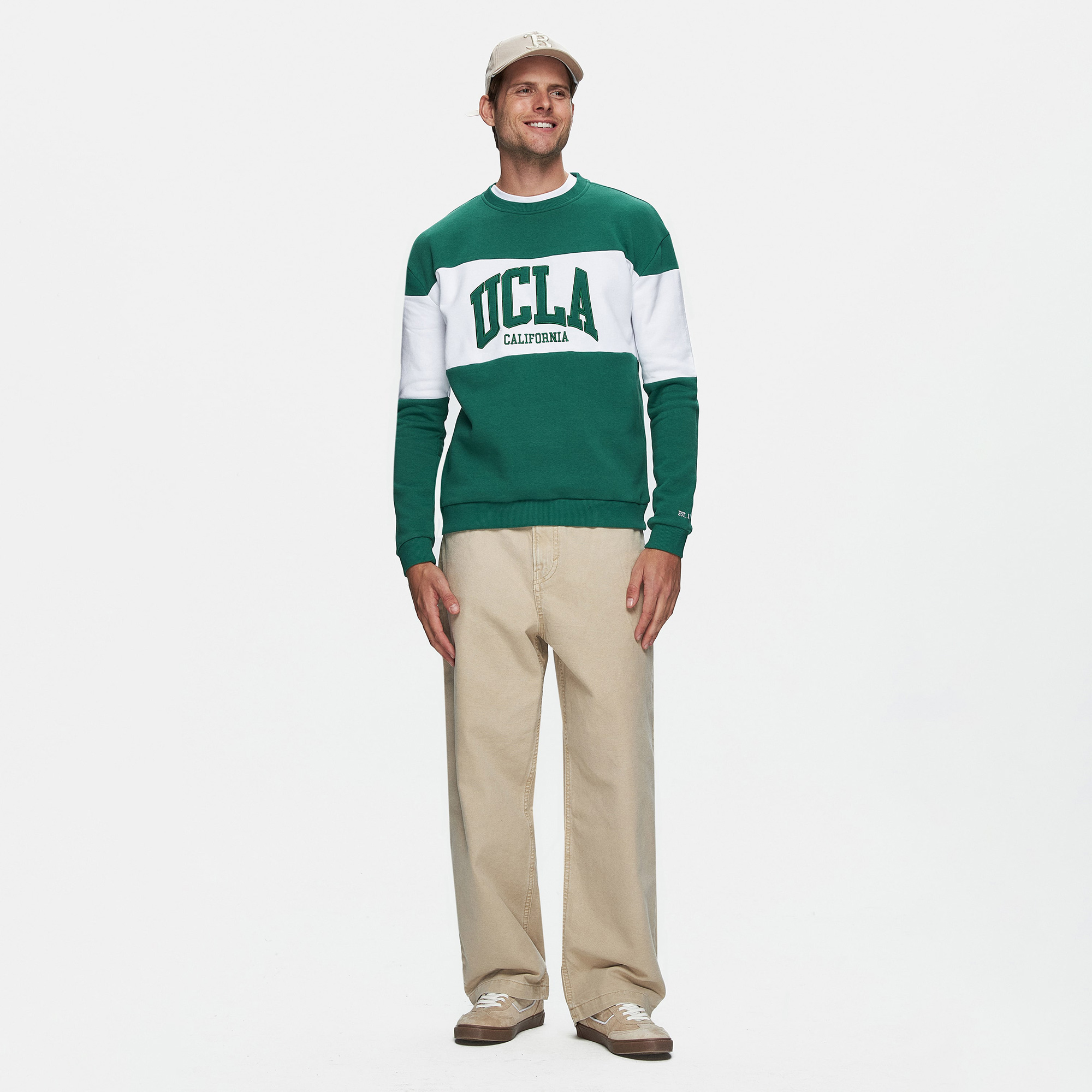 Ucla Archer Erkek Yeşil Sweatshirt