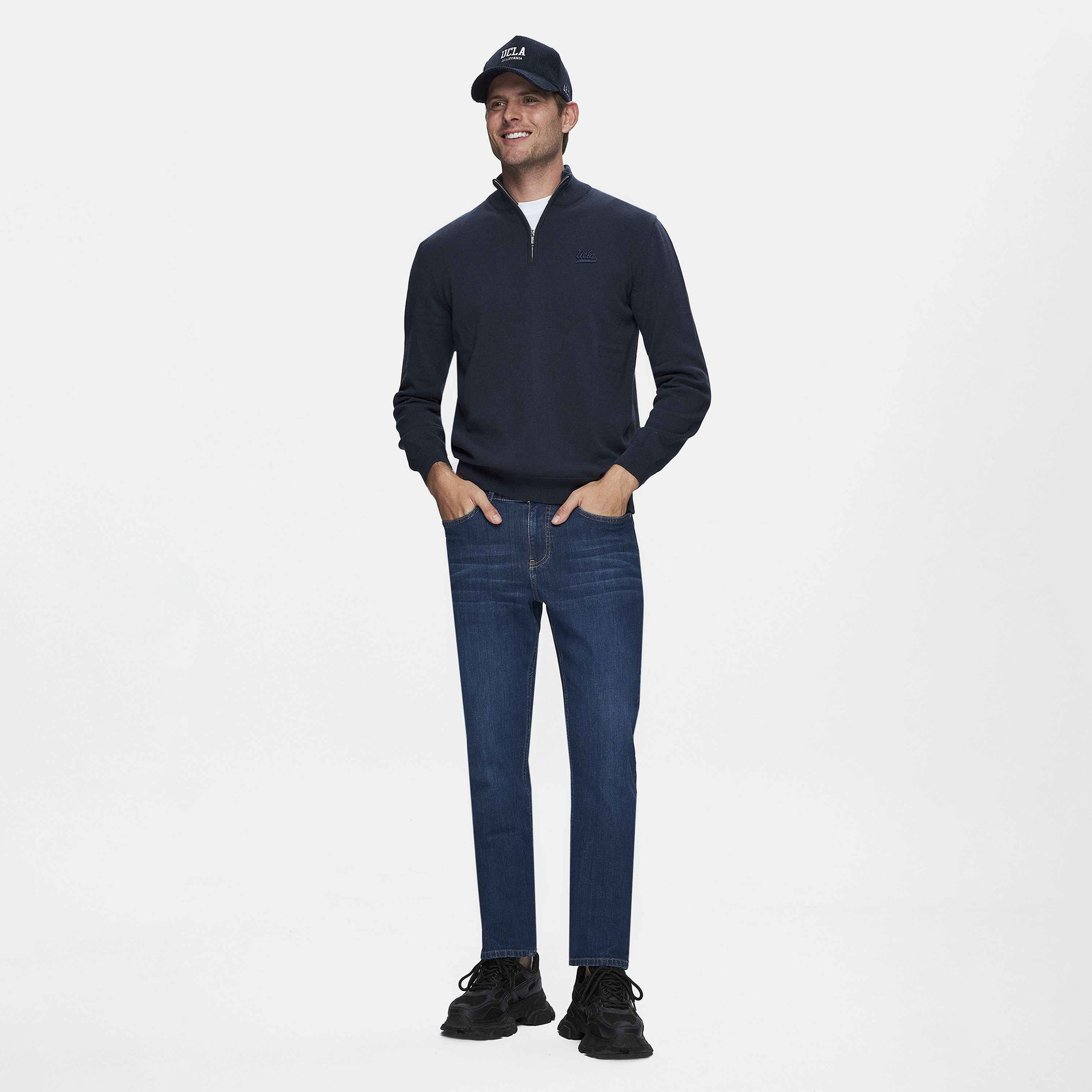 Ucla Fred Erkek Lacivert Triko