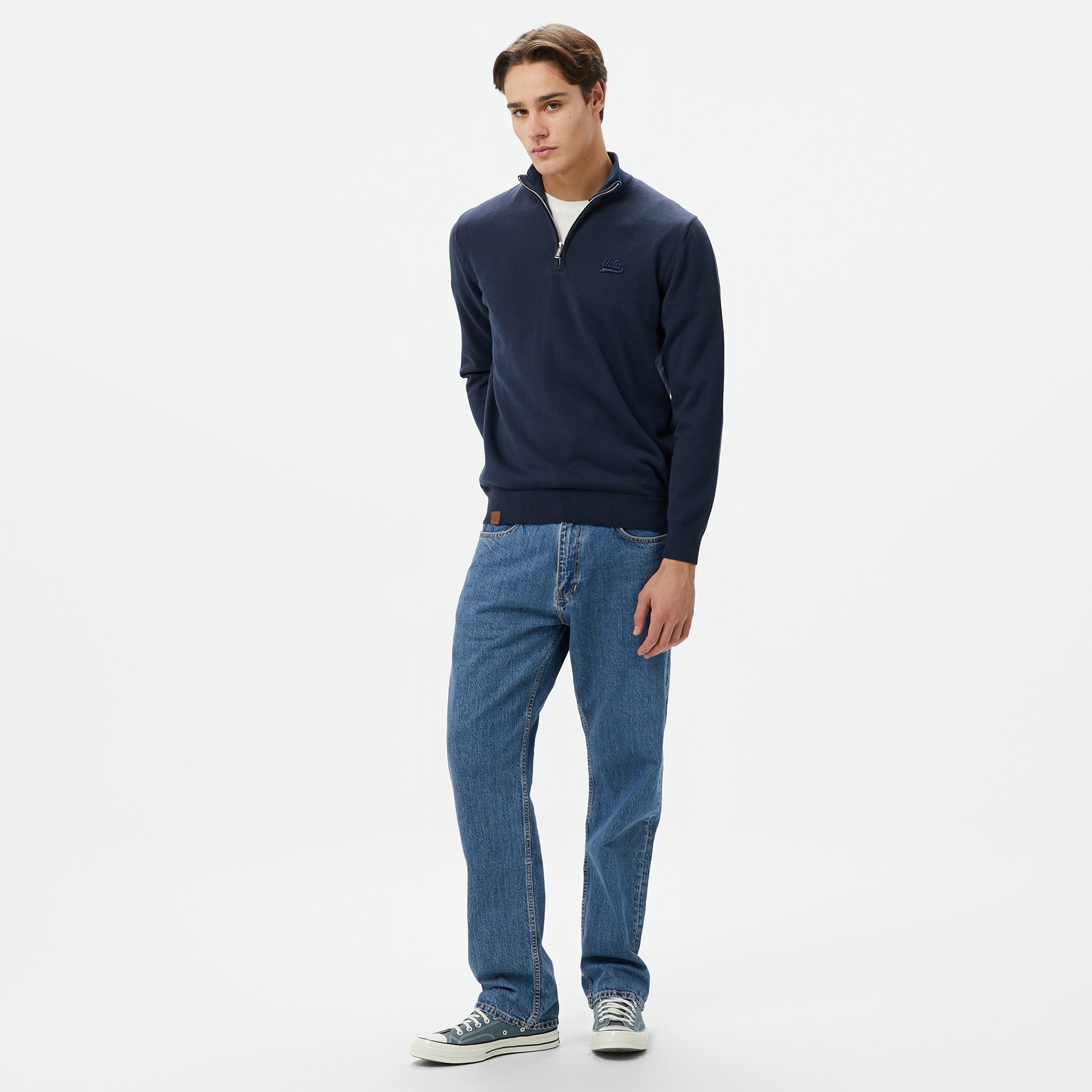 Ucla Fred Erkek Lacivert Triko