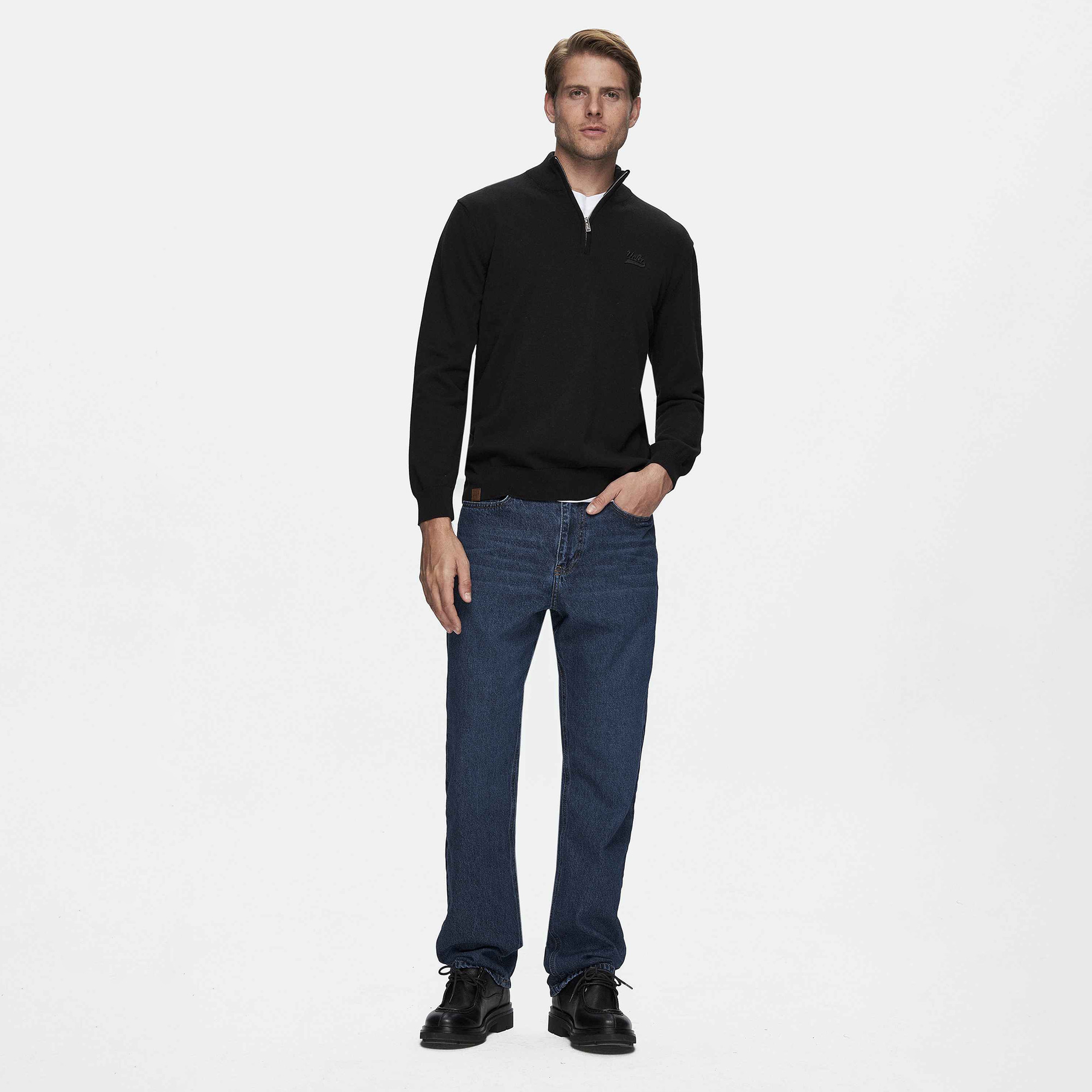 Ucla Fred Erkek Siyah Triko