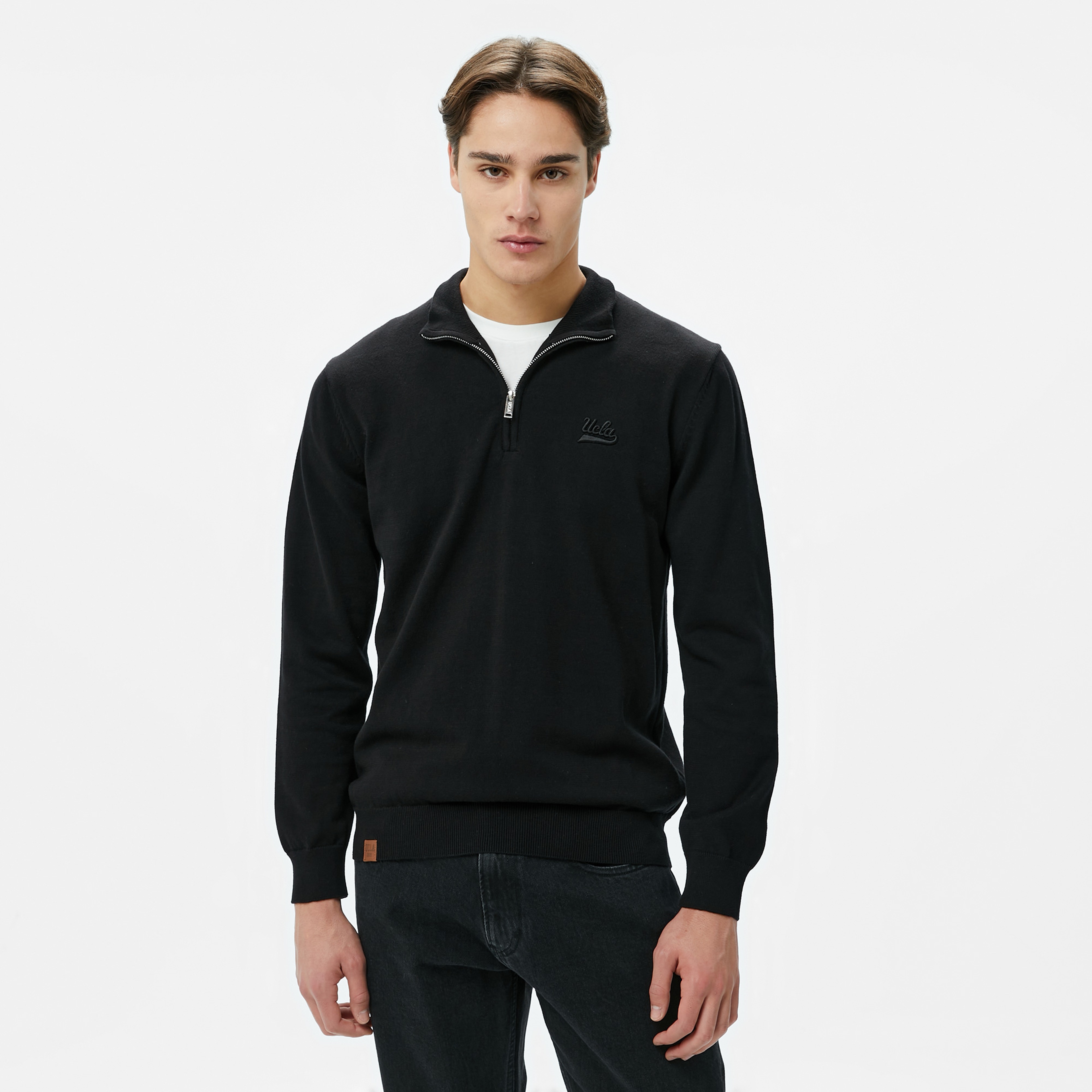 Ucla Fred Erkek Siyah Triko