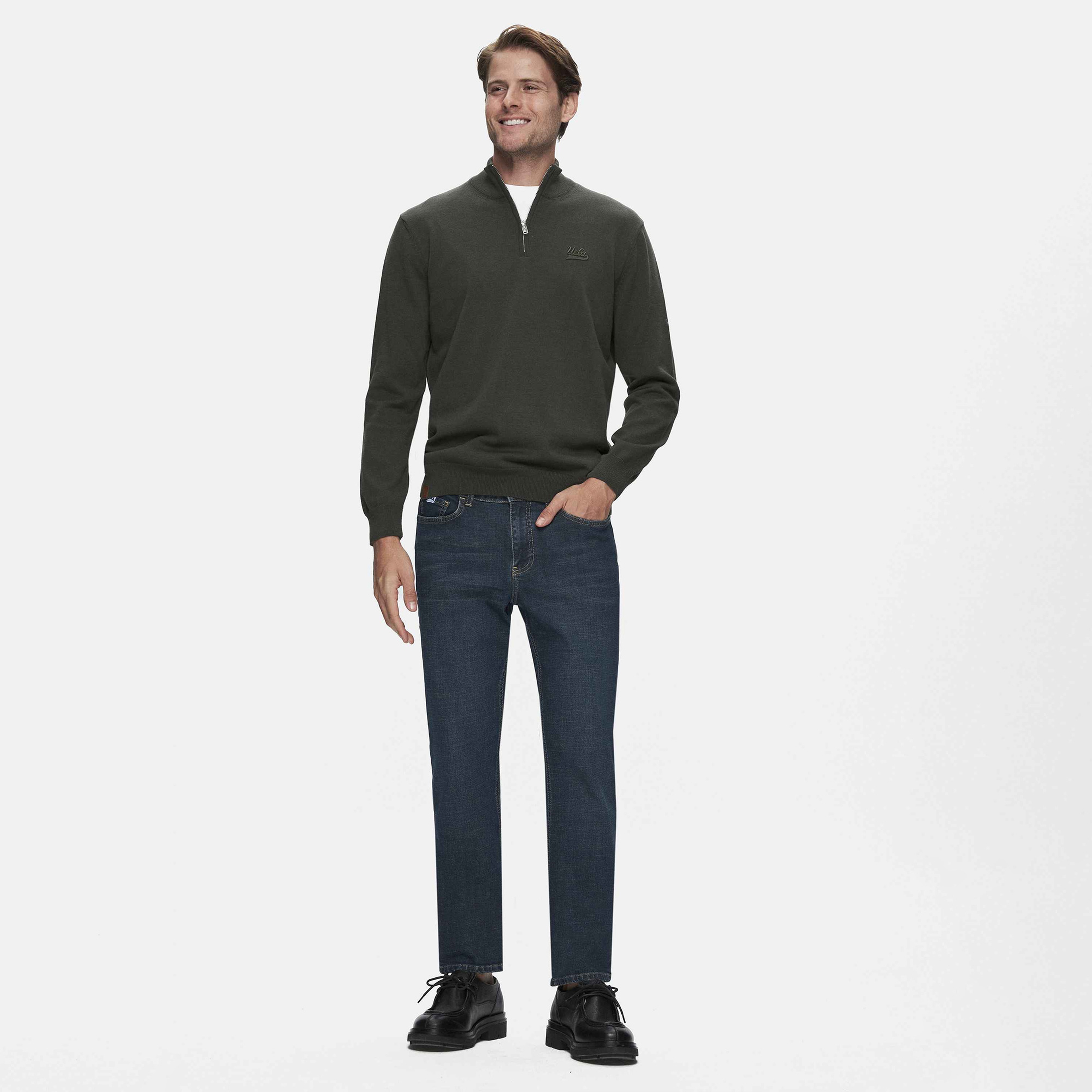 Ucla Fred Erkek Yeşil Triko