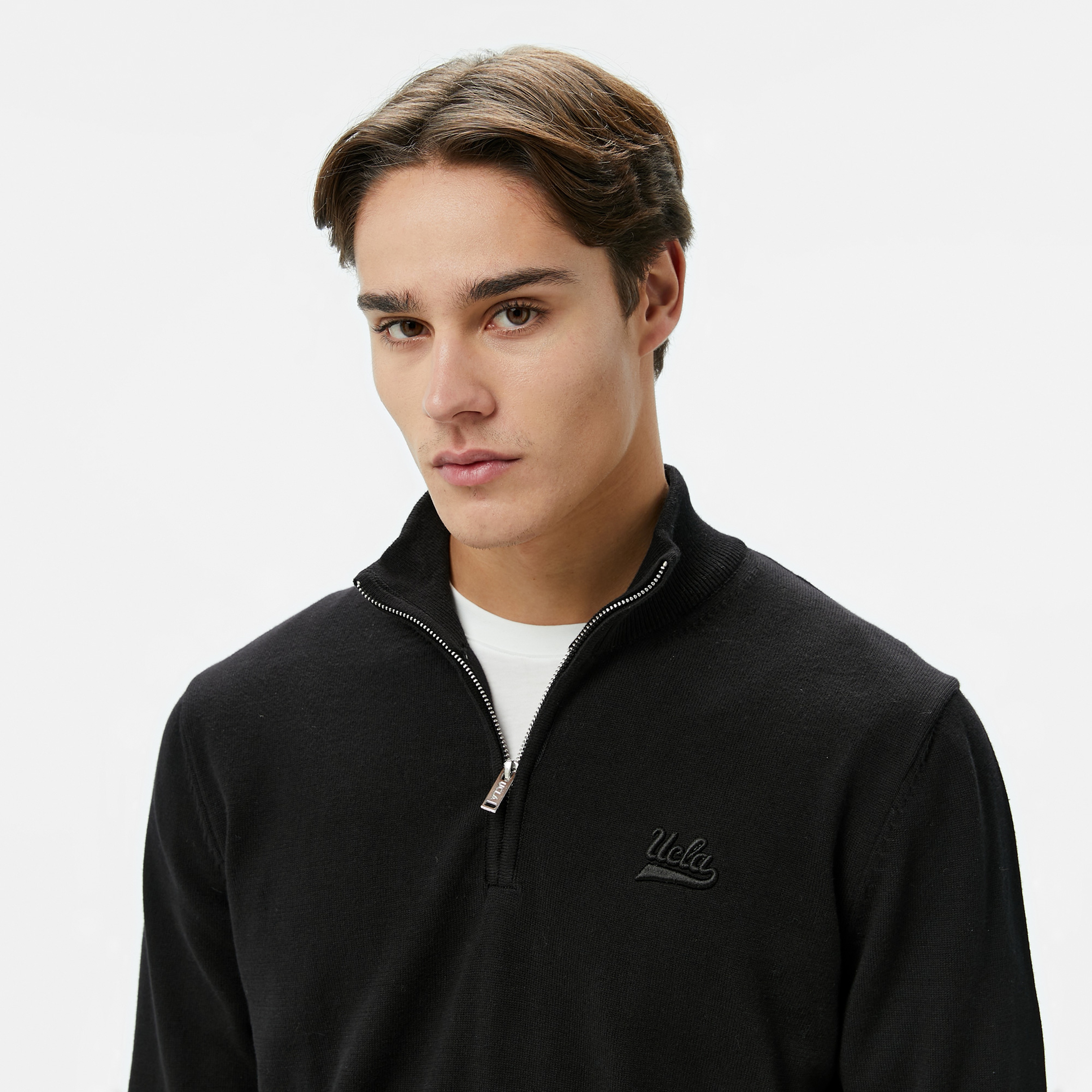 Ucla Fred Erkek Siyah Triko