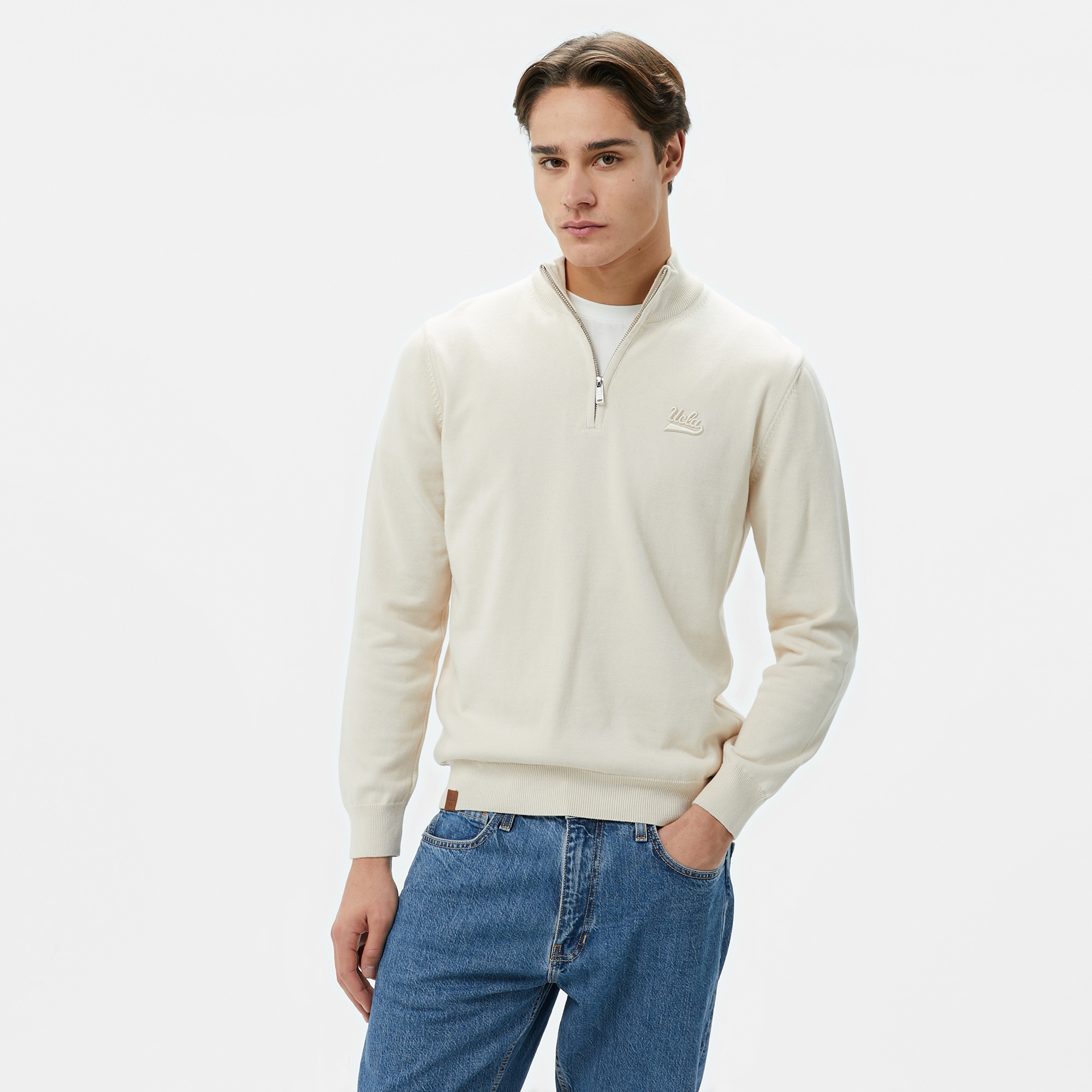 Ucla Fred Erkek Bej Triko