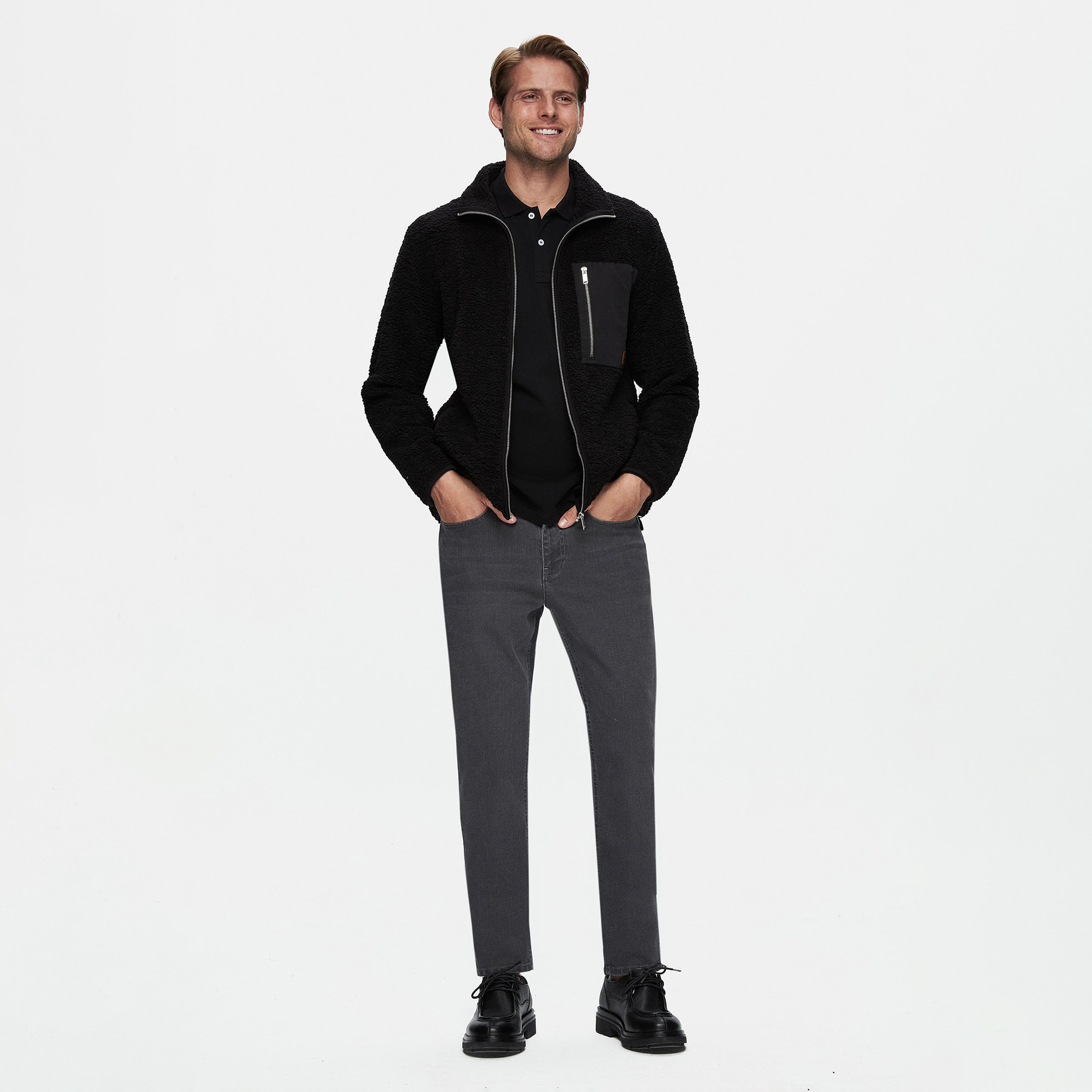 Ucla Sinead Erkek Siyah Ceket