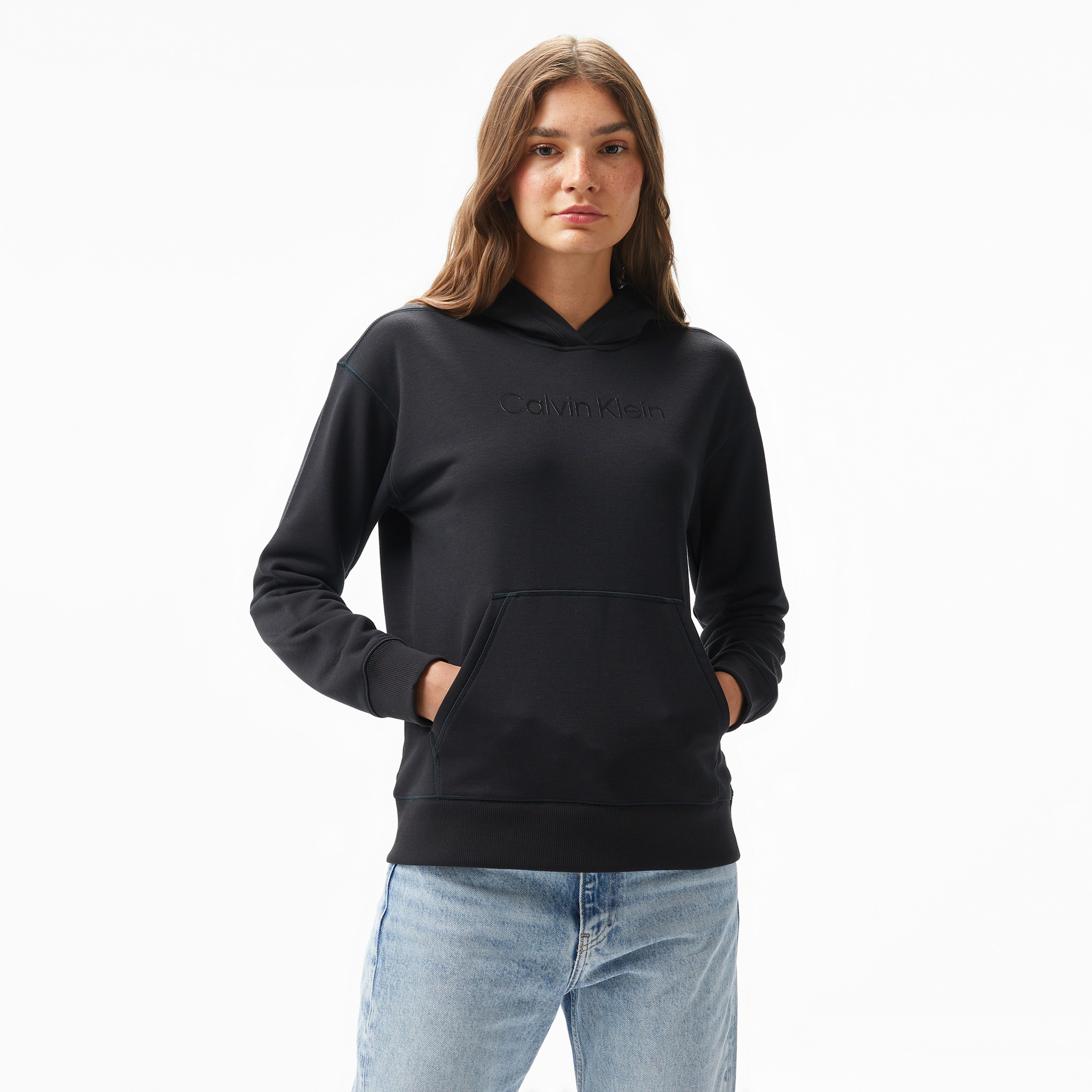 Calvin Klein Kadın Siyah Sweatshirt