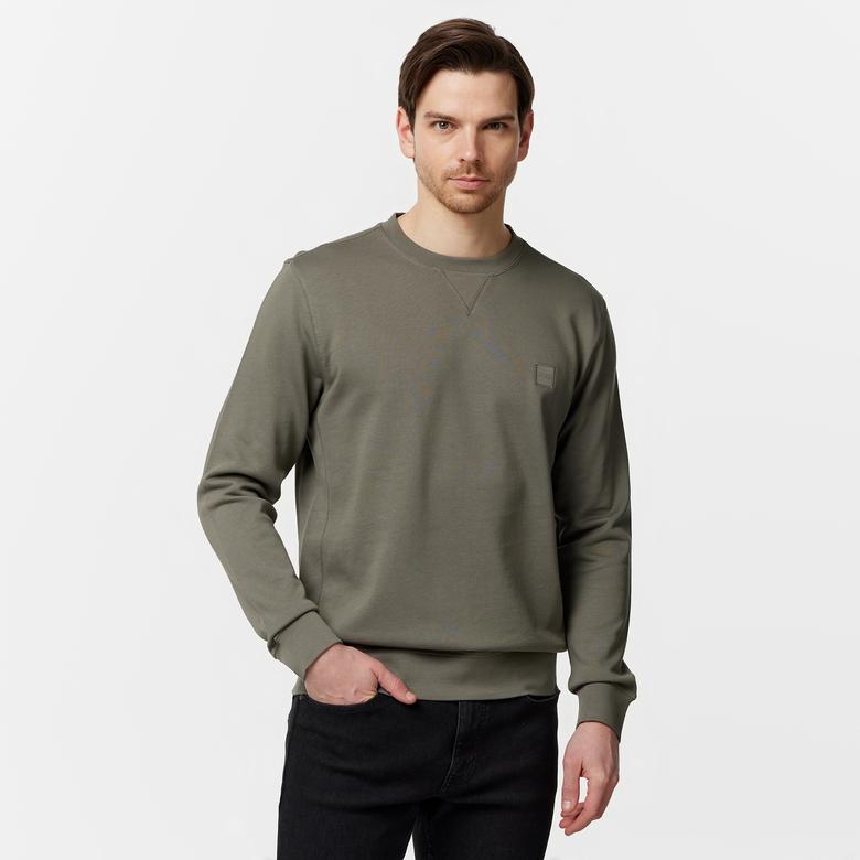 Boss Erkek Gri Sweatshirt