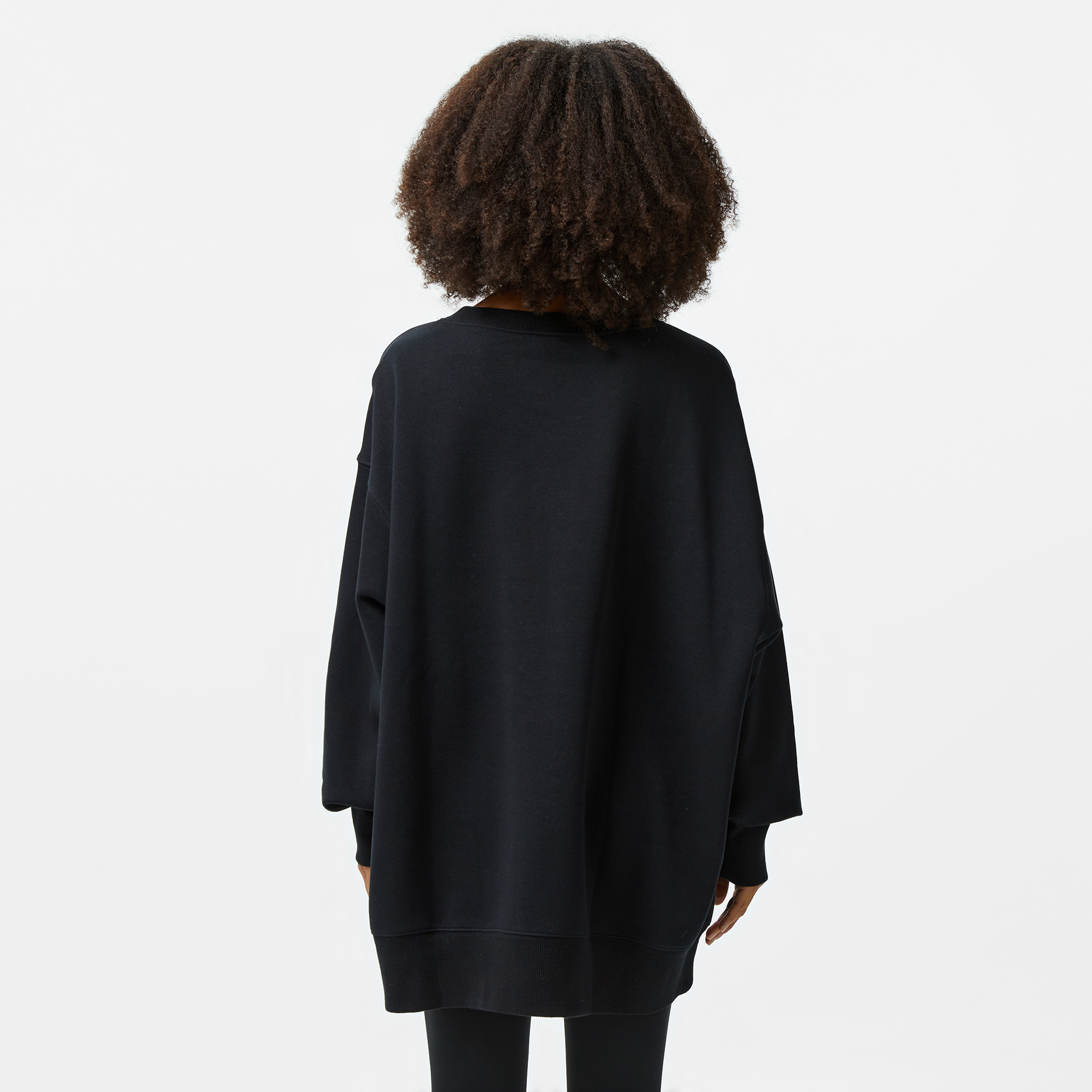 Nike Sportswear Phoenix Fleece Kadın Siyah Sweatshirt