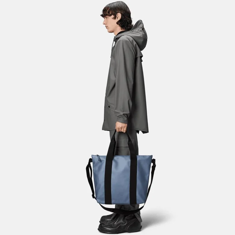 Rains Tote Bag Mini W3 Unisex Mavi Omuz Çantası