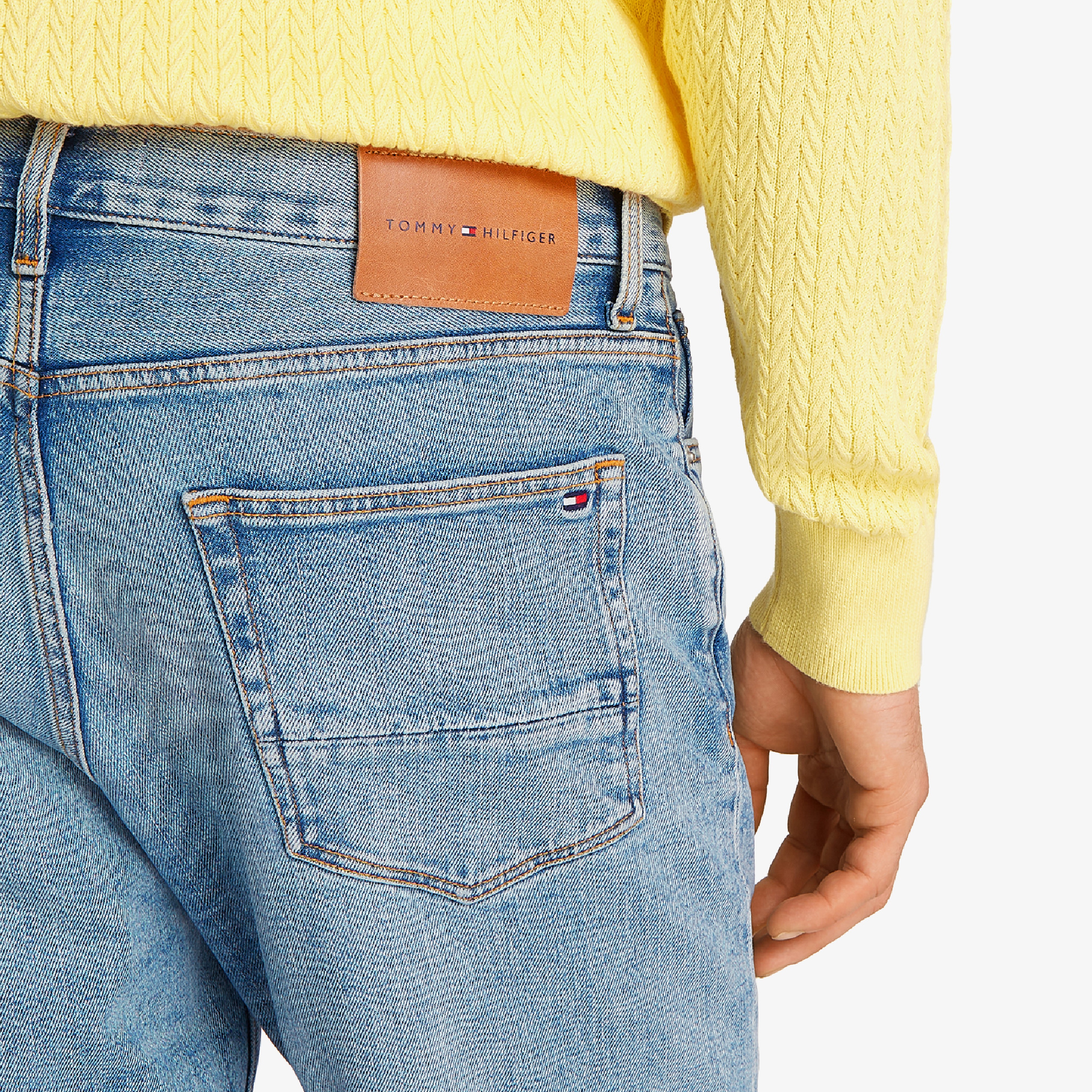 Tommy Hilfiger Regular Mercer Str Reef Indigo Erkek Mavi Jean