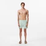 Lacoste Erkek Çizgili Yeşil Mayo