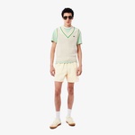 Lacoste Erkek Çizgili Sarı Mayo