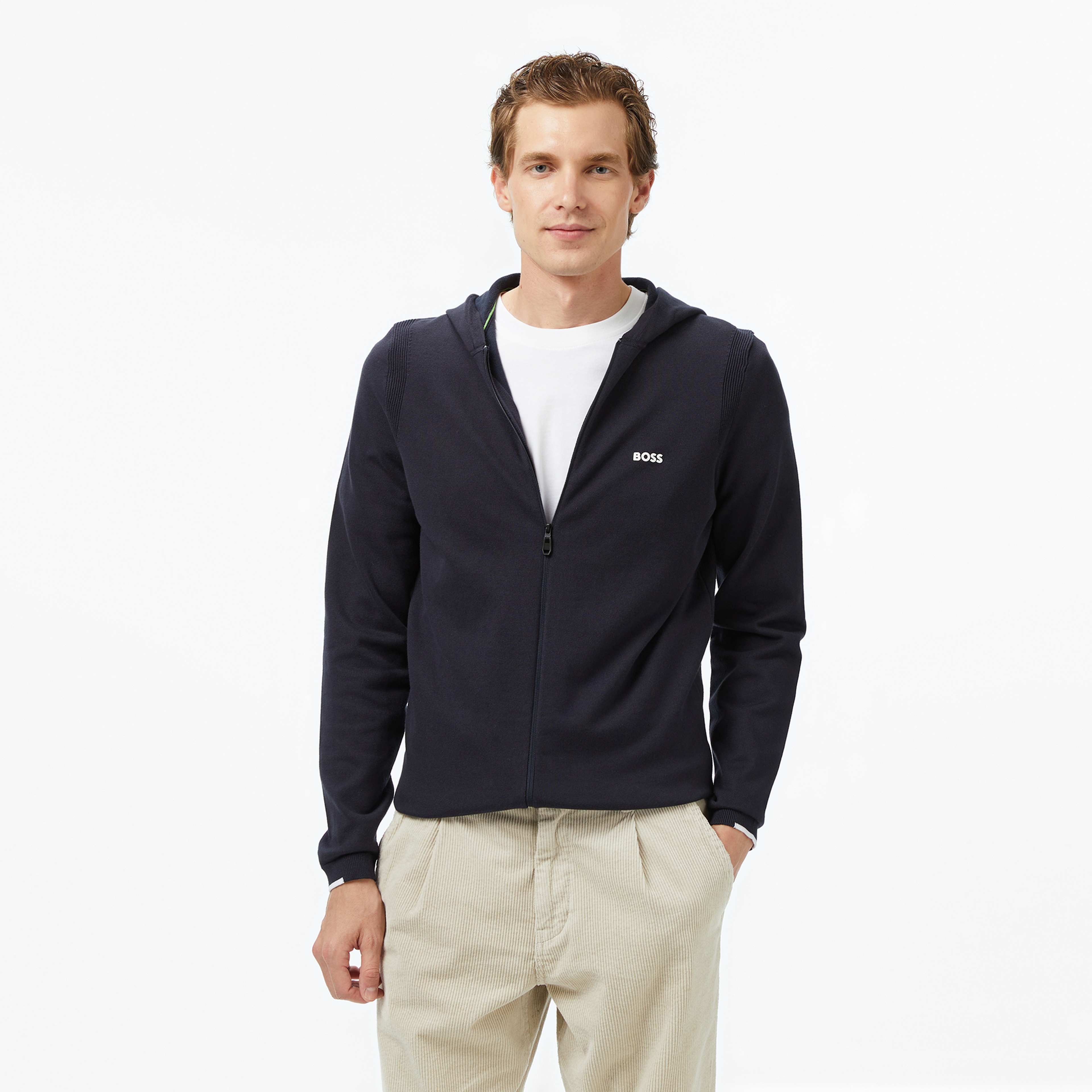 Boss Erkek Mavi Eşofman Üstü