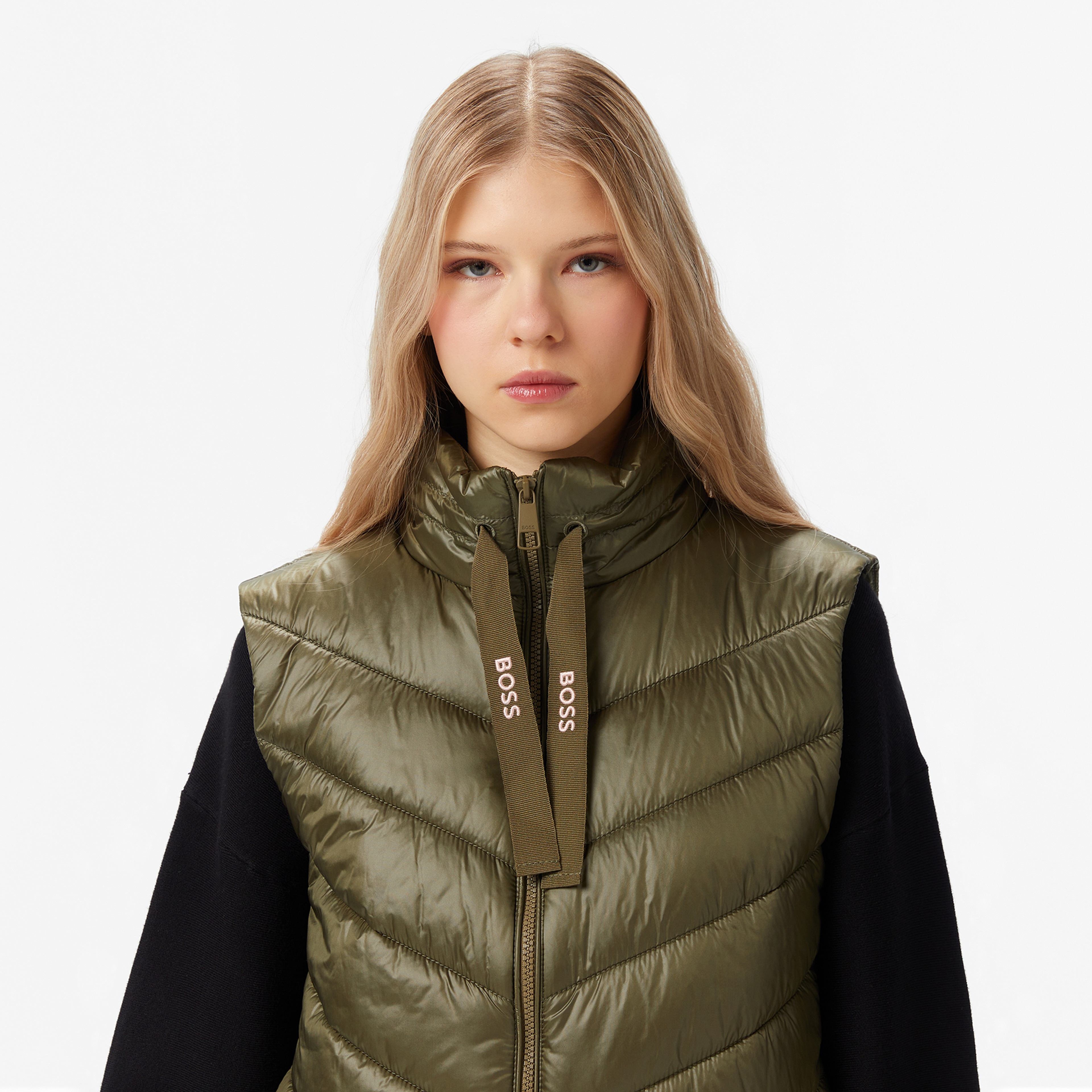 Boss Kadın Siyah Yelek