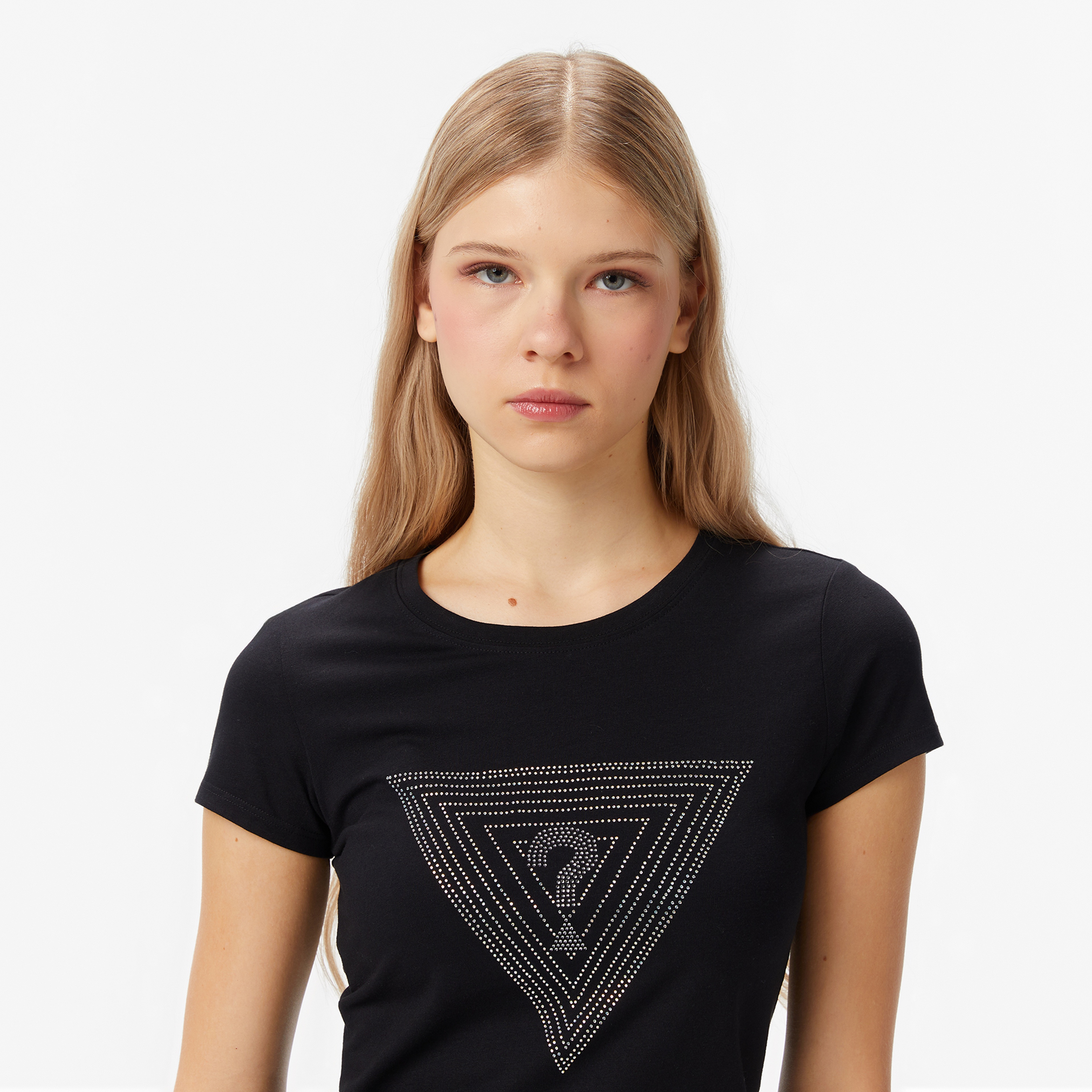 Guess Kadın Siyah T-Shirt