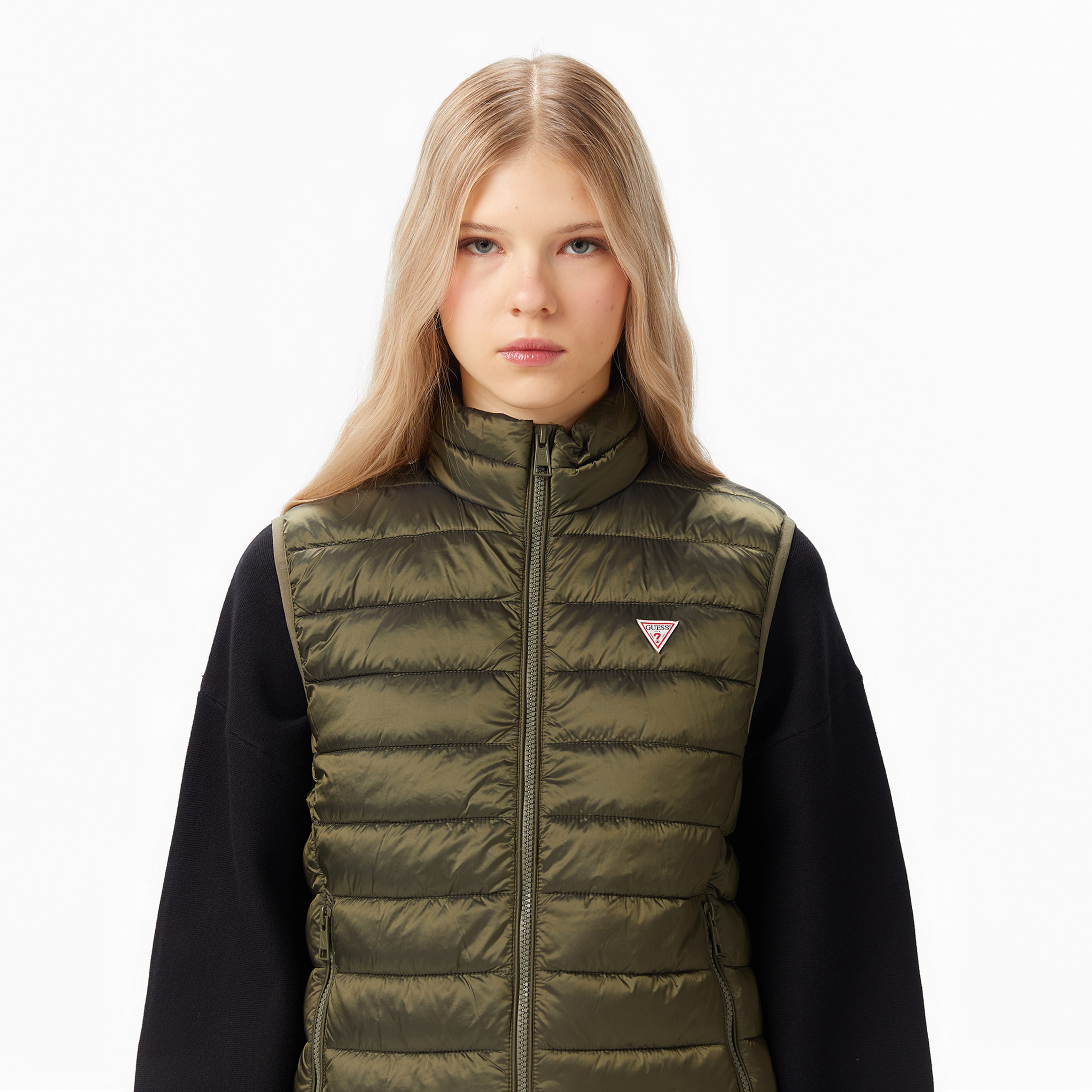 Guess Kadın Yeşil Yelek