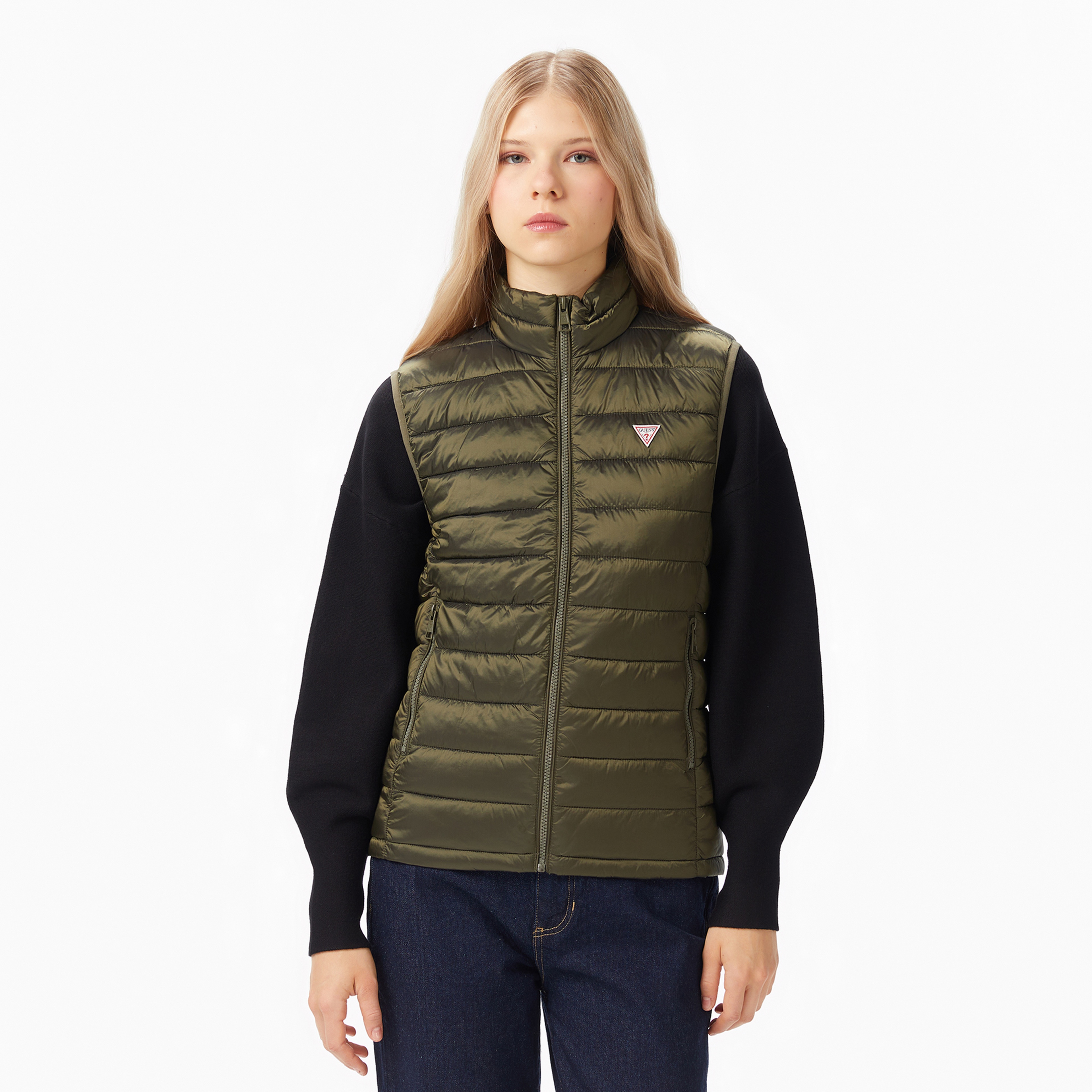 Guess Kadın Yeşil Yelek