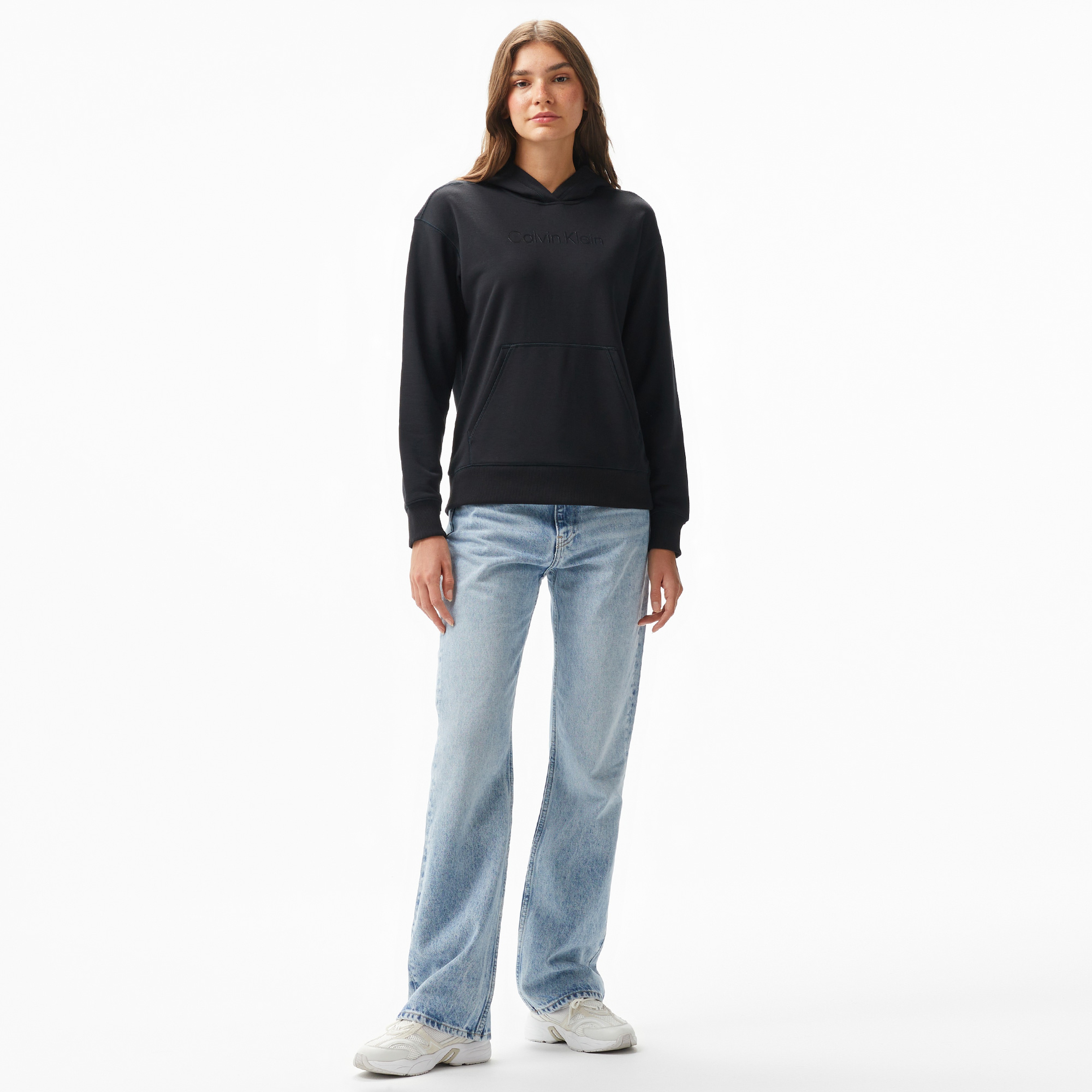 Calvin Klein Kadın Siyah Sweatshirt