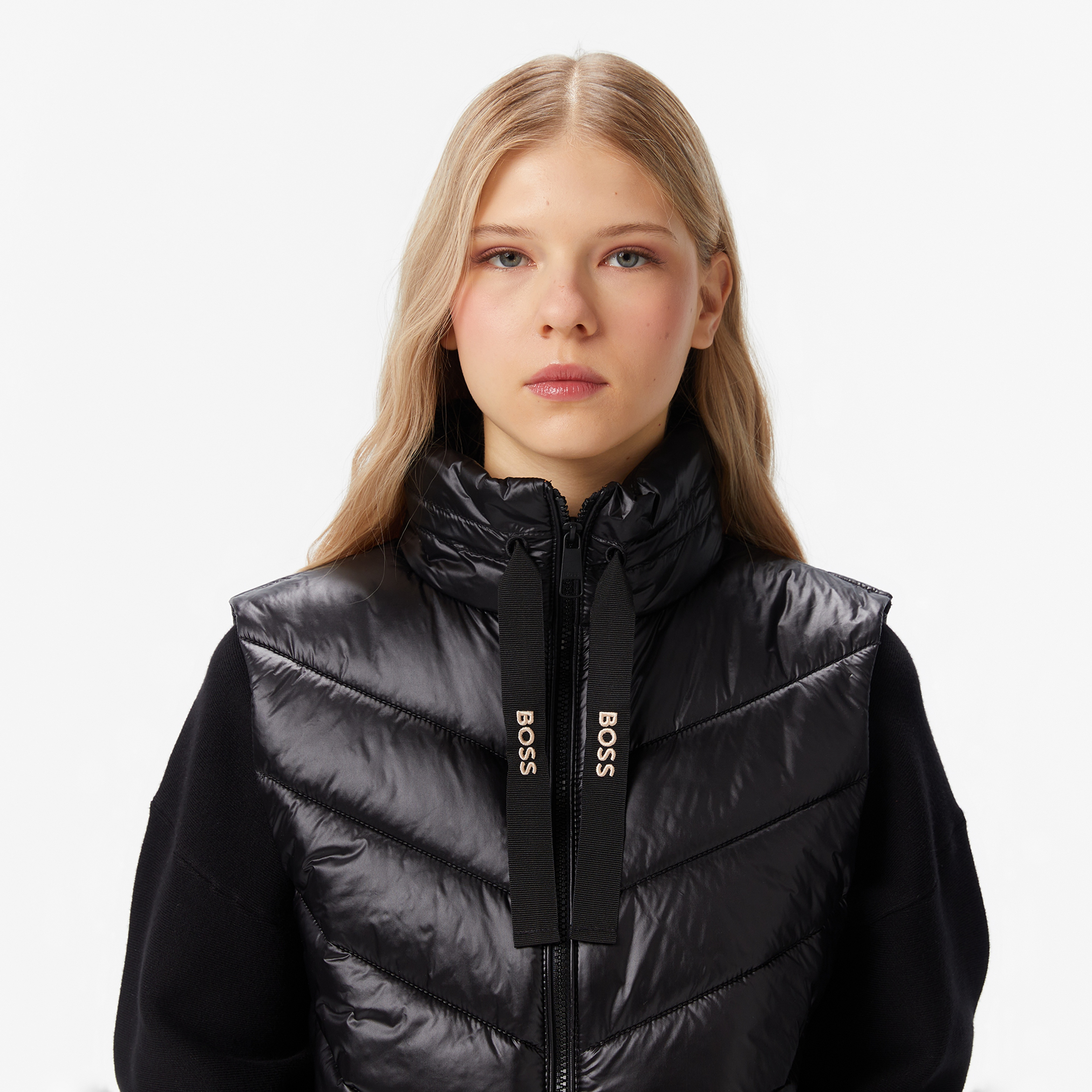 Boss Kadın Siyah Yelek