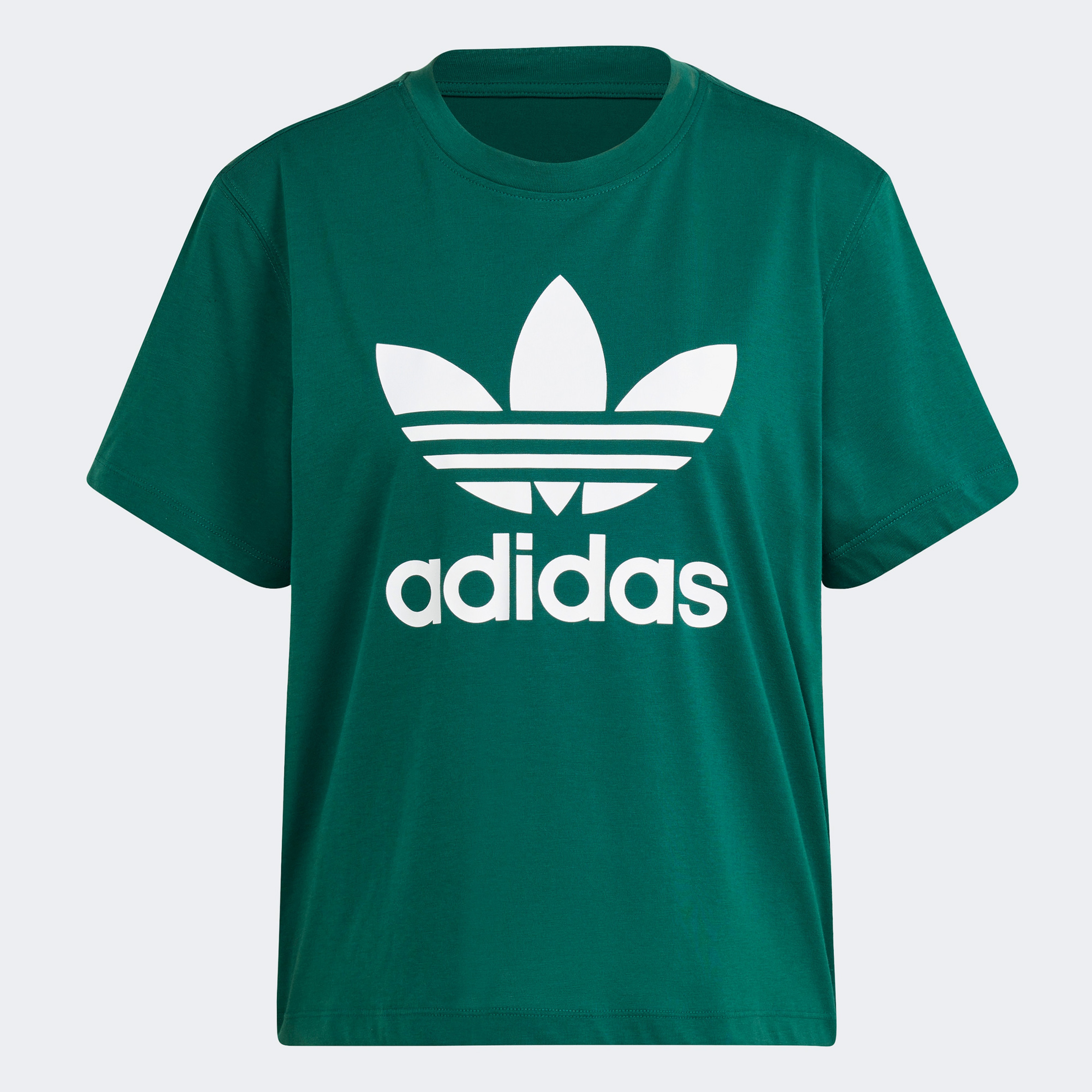 adidas Trefoil Boxy Kadın Yeşil T-Shirt