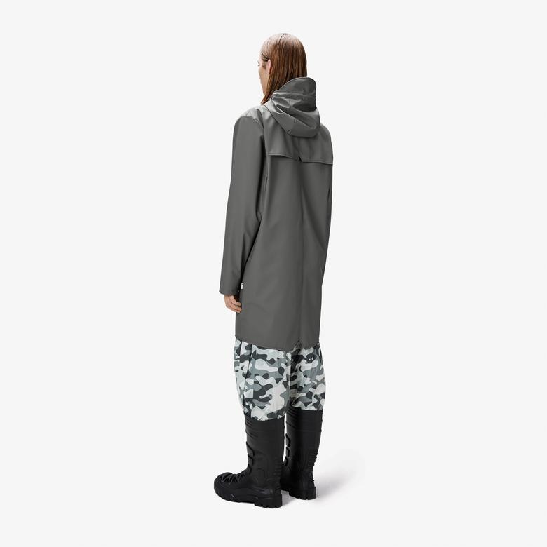 Rains Unisex Gri Yağmurluk