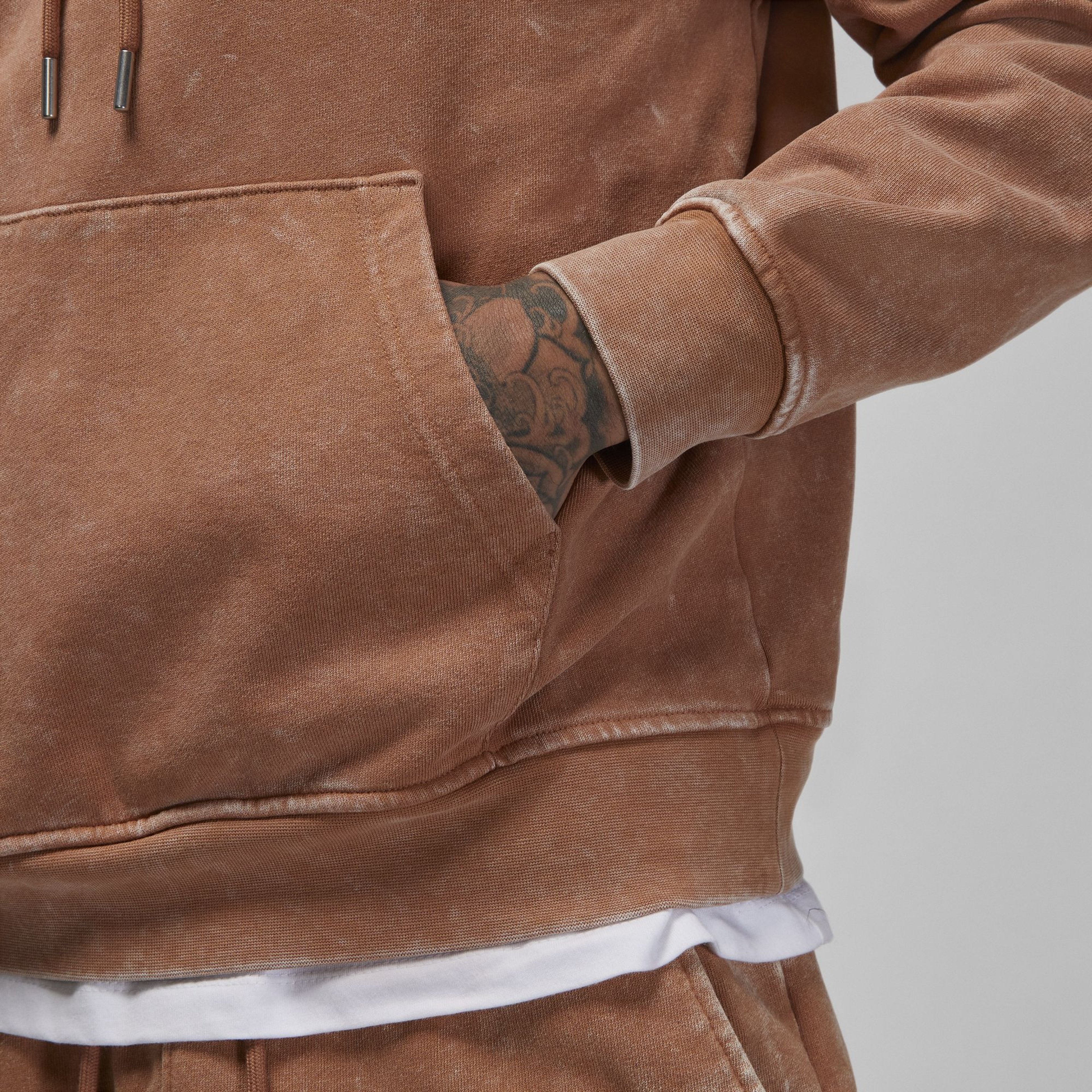 Jordan Essentials Erkek Kahverengi Hoodie