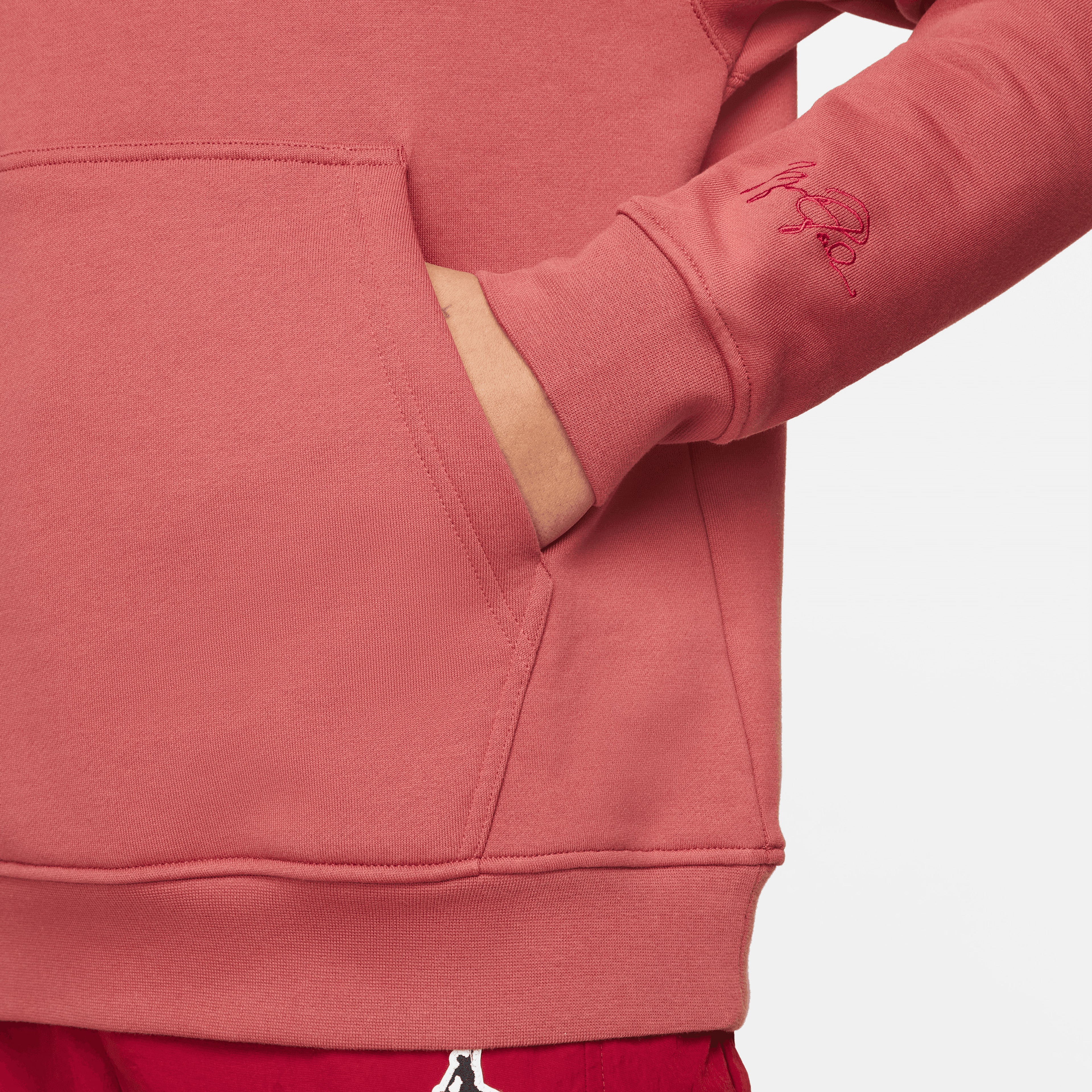 Jordan Essentials Graphic Erkek Kırmızı Sweatshirt