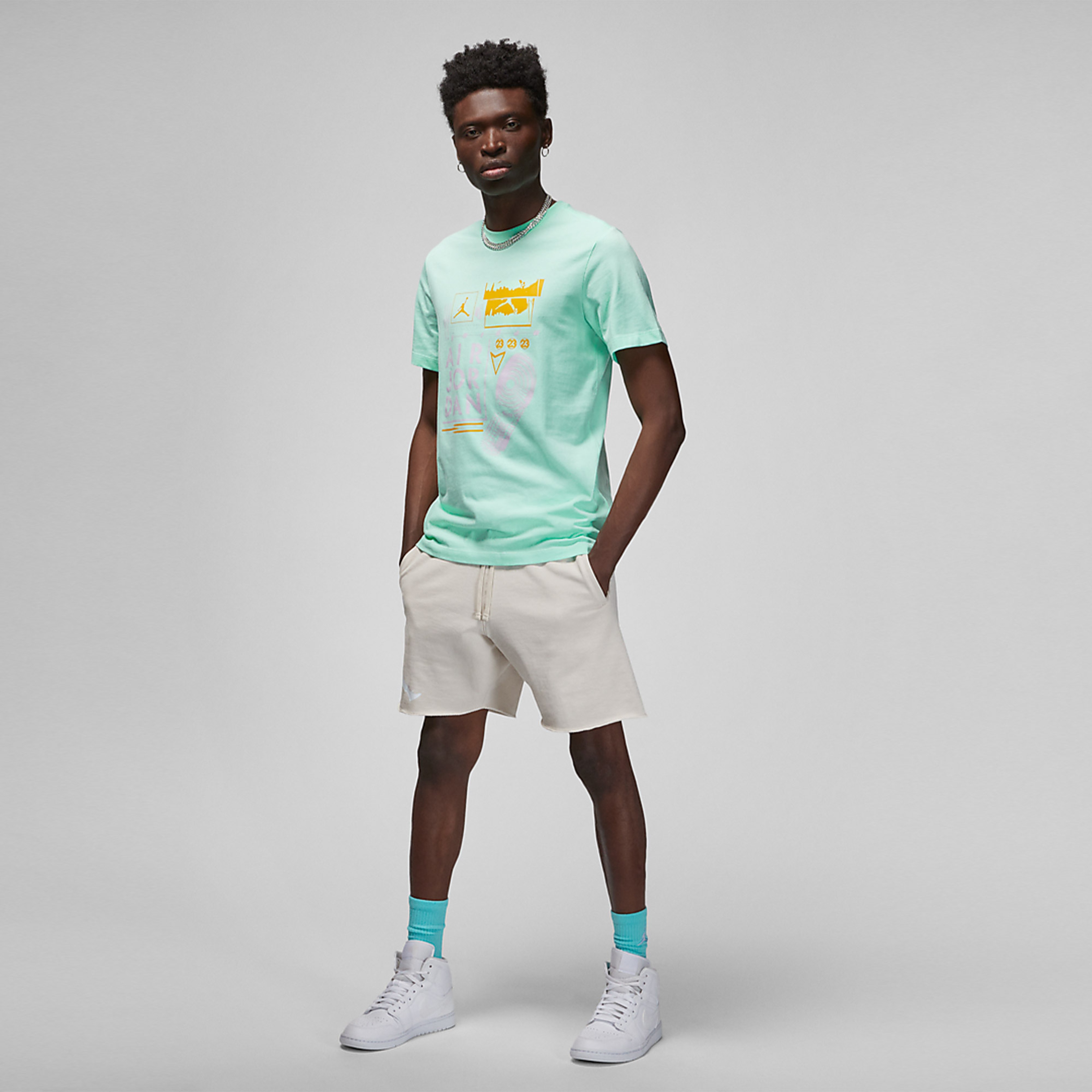 Jordan Brand GFX Erkek Yeşil T-Shirt
