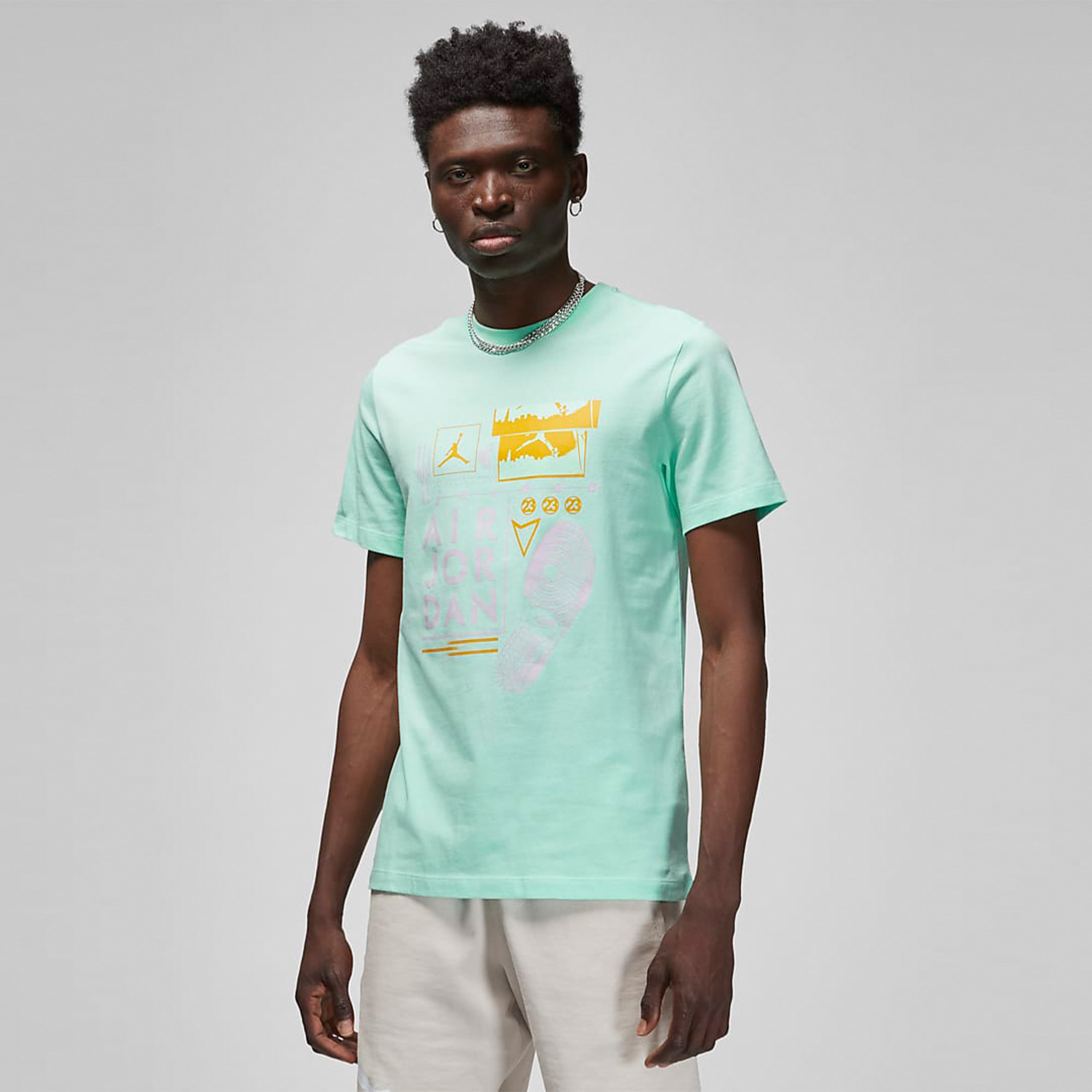 Jordan Brand GFX Erkek Yeşil T-Shirt