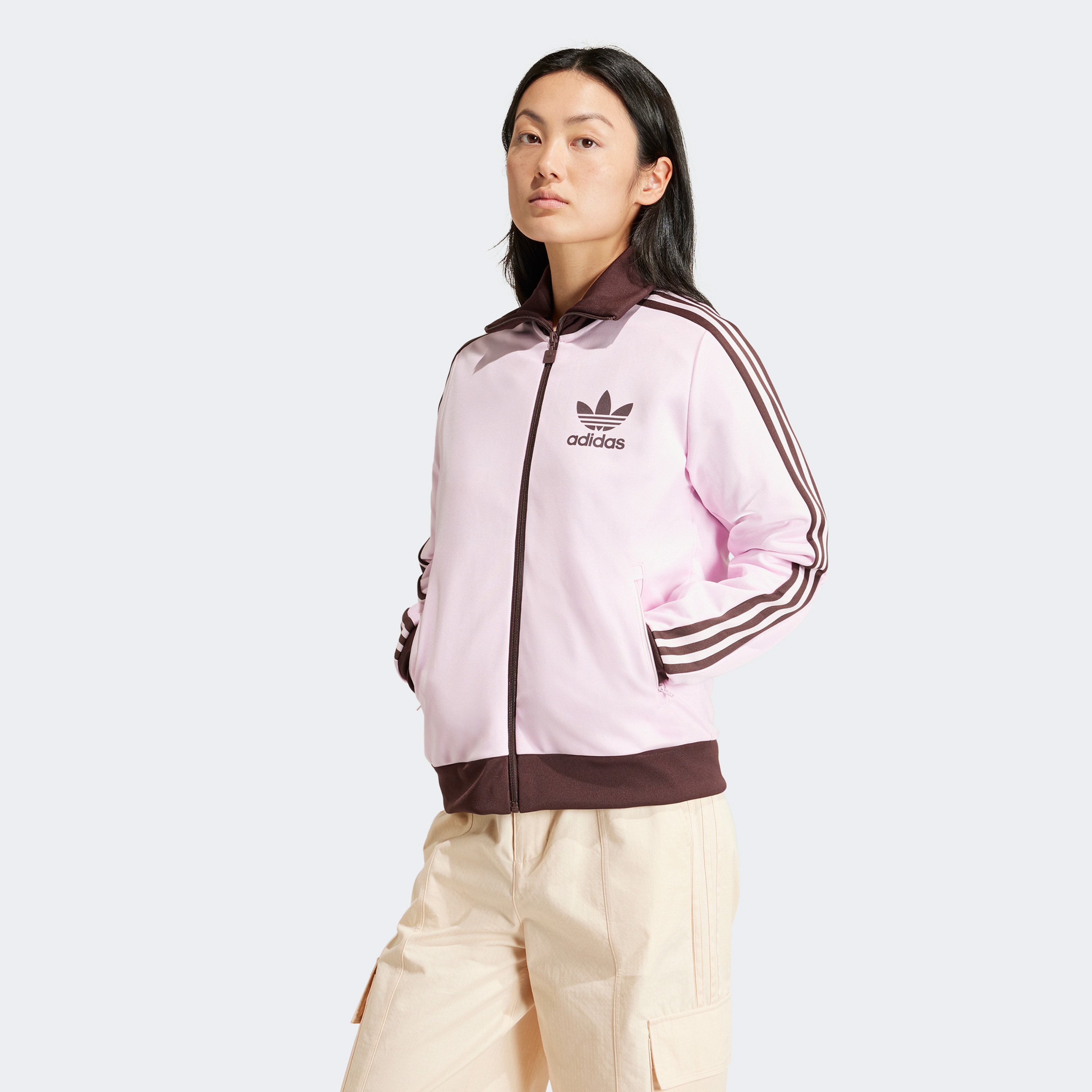 adidas Beckenbauer Kadın Pembe Sweatshirt