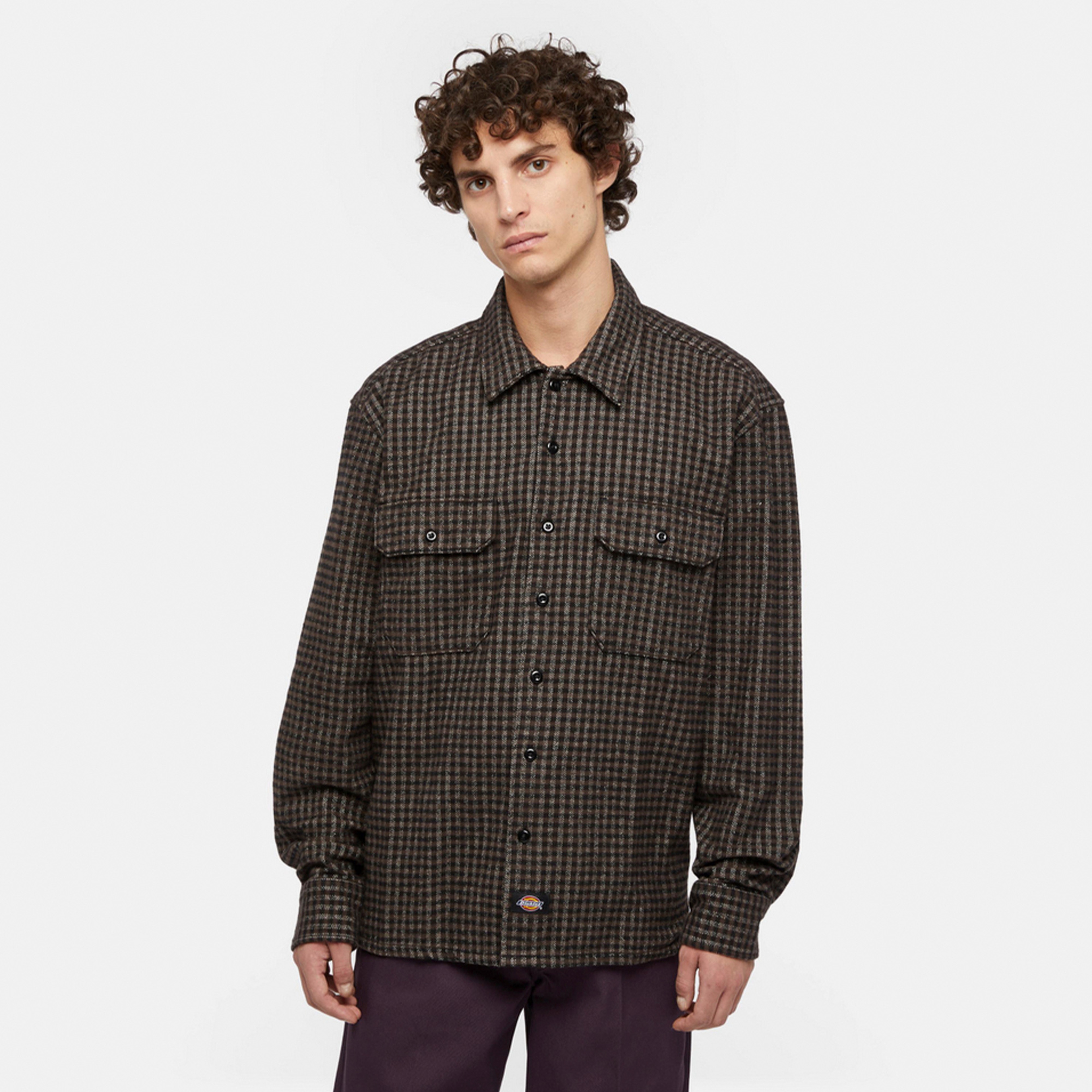 Dickies Frenchtown Erkek Siyah Gömlek