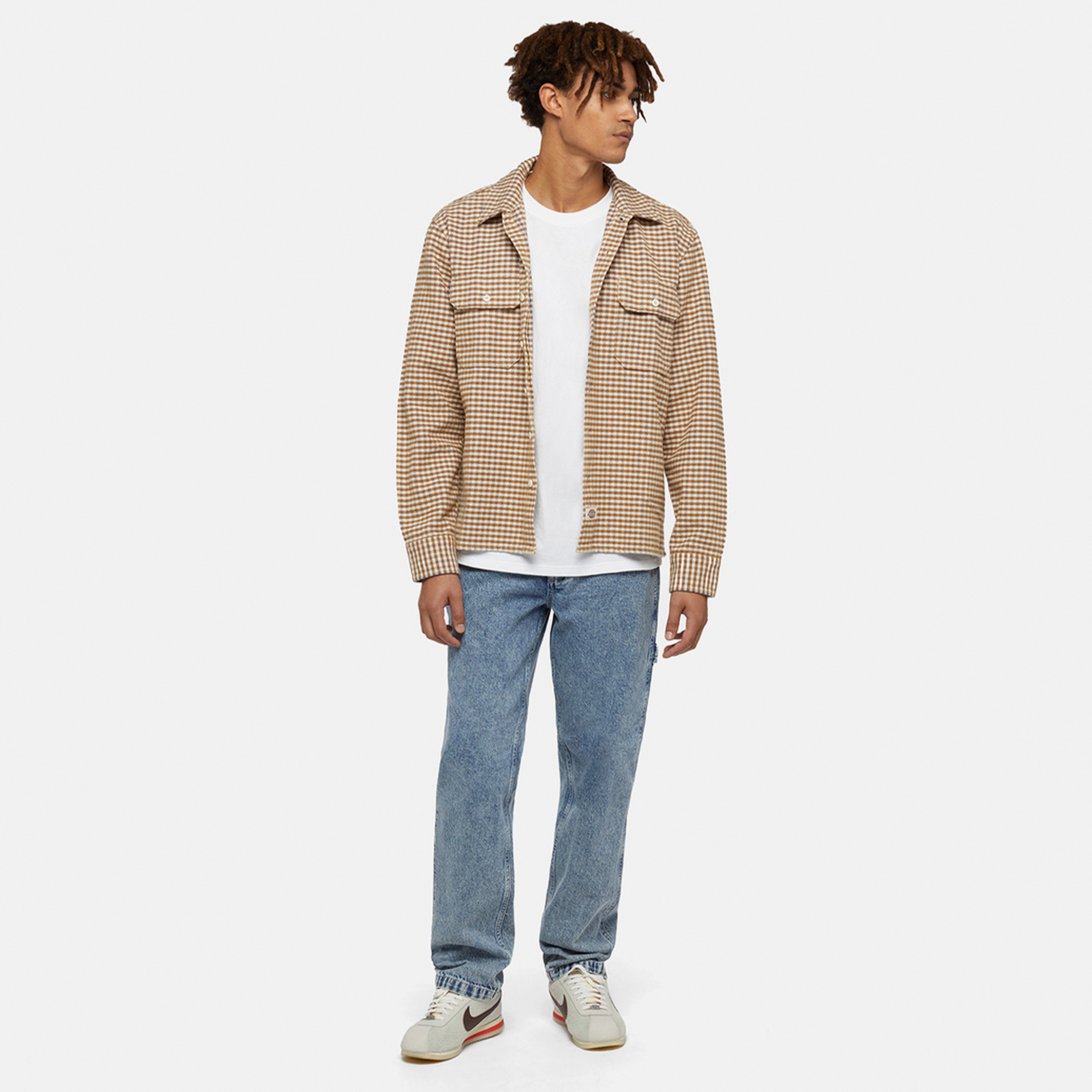 Dickies Frenchtown Erkek Bej Gömlek