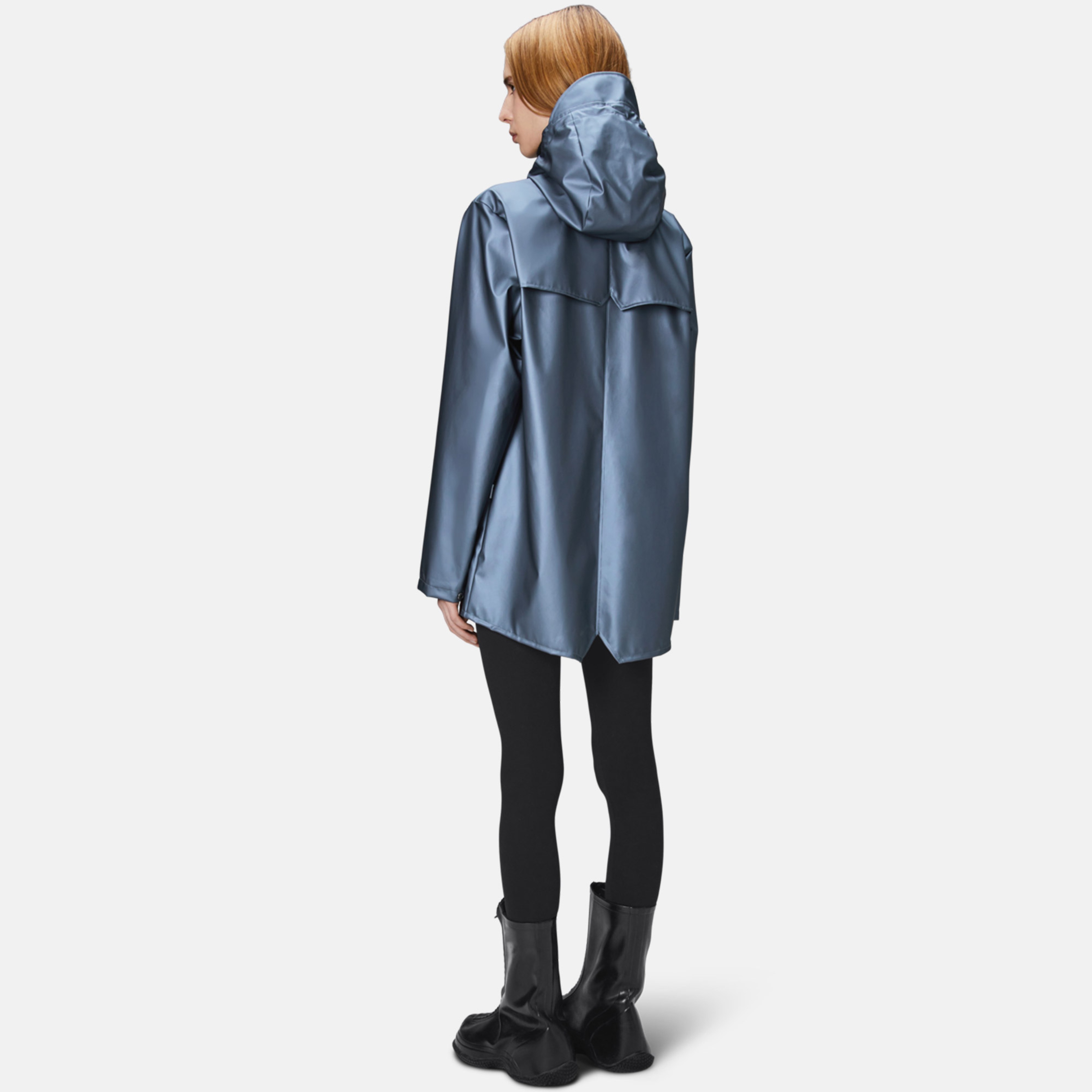 Rains Jacket W3 Unisex Mavi Yağmurluk