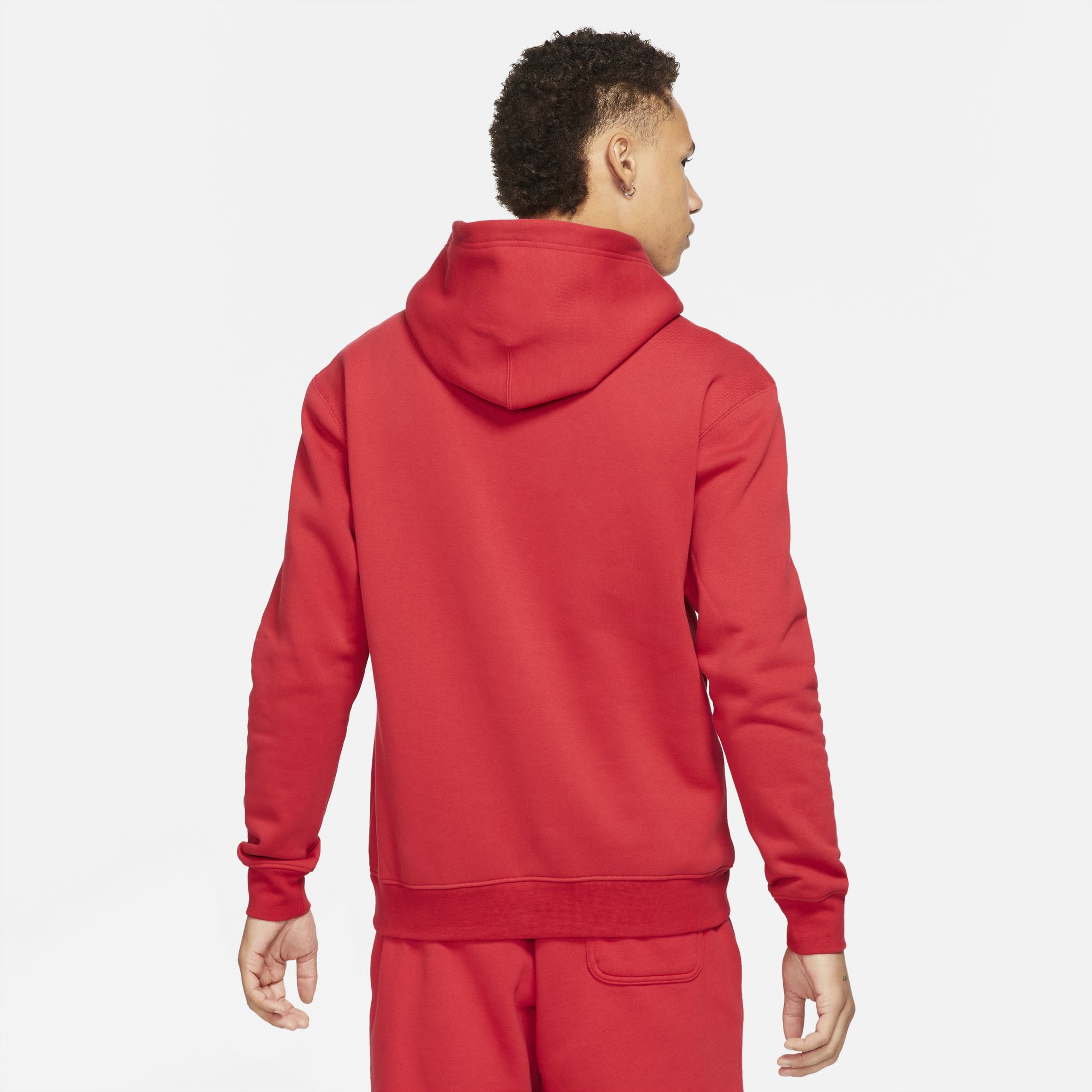 Jordan Essential Fleece Po Hoodie Erkek Kırmızı Sweatshirt