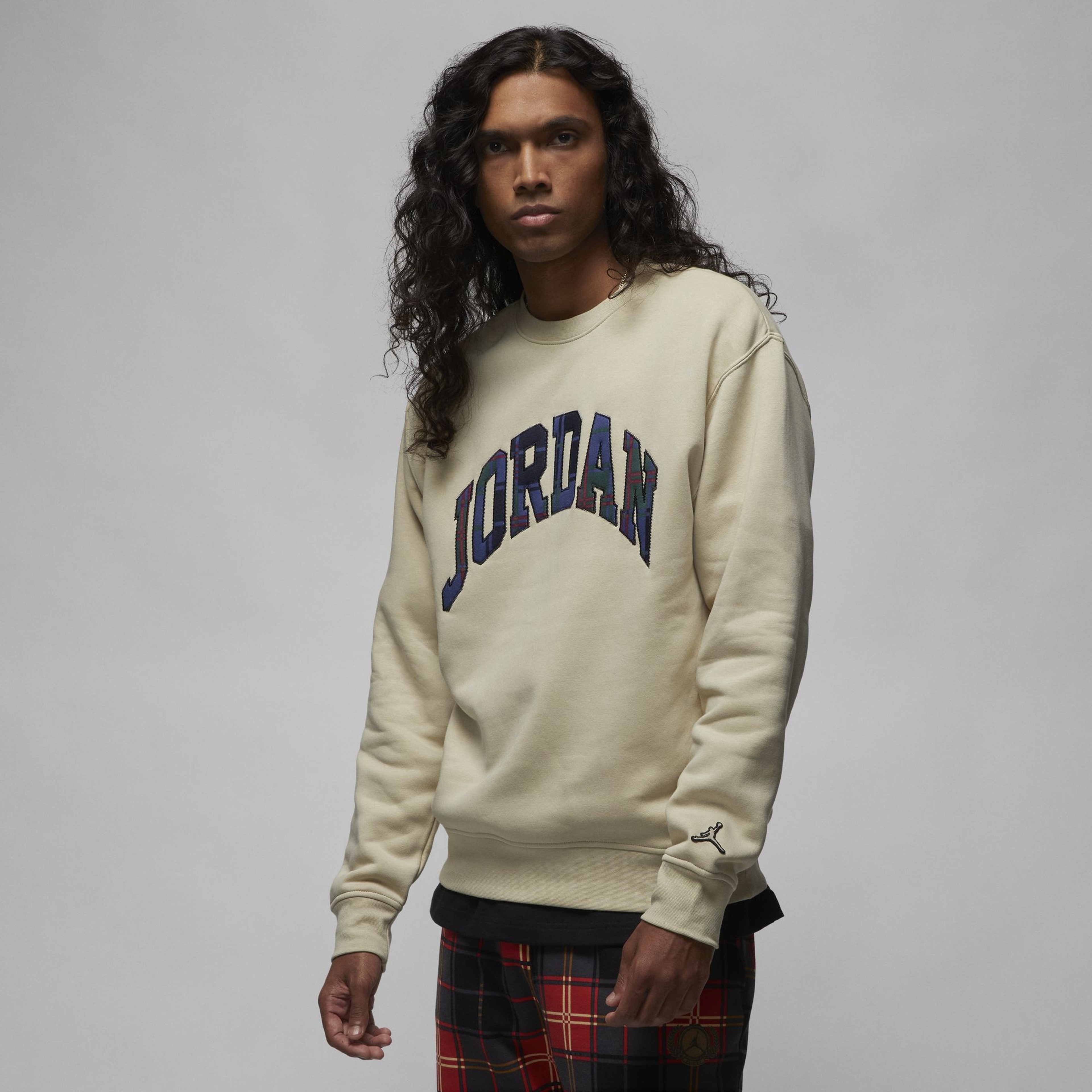 Jordan Essentials Erkek Bej Sweatshirt