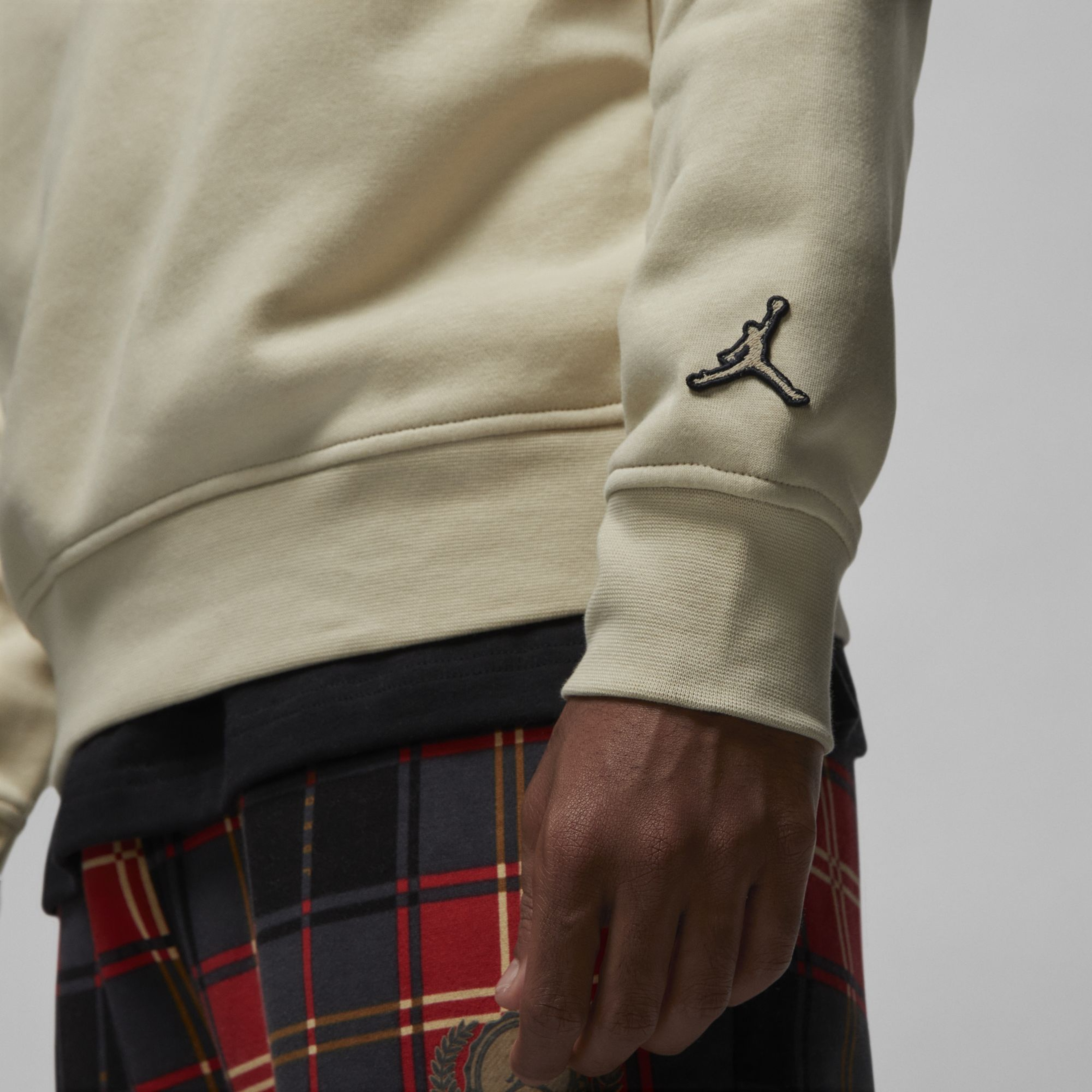 Jordan Essentials Erkek Bej Sweatshirt