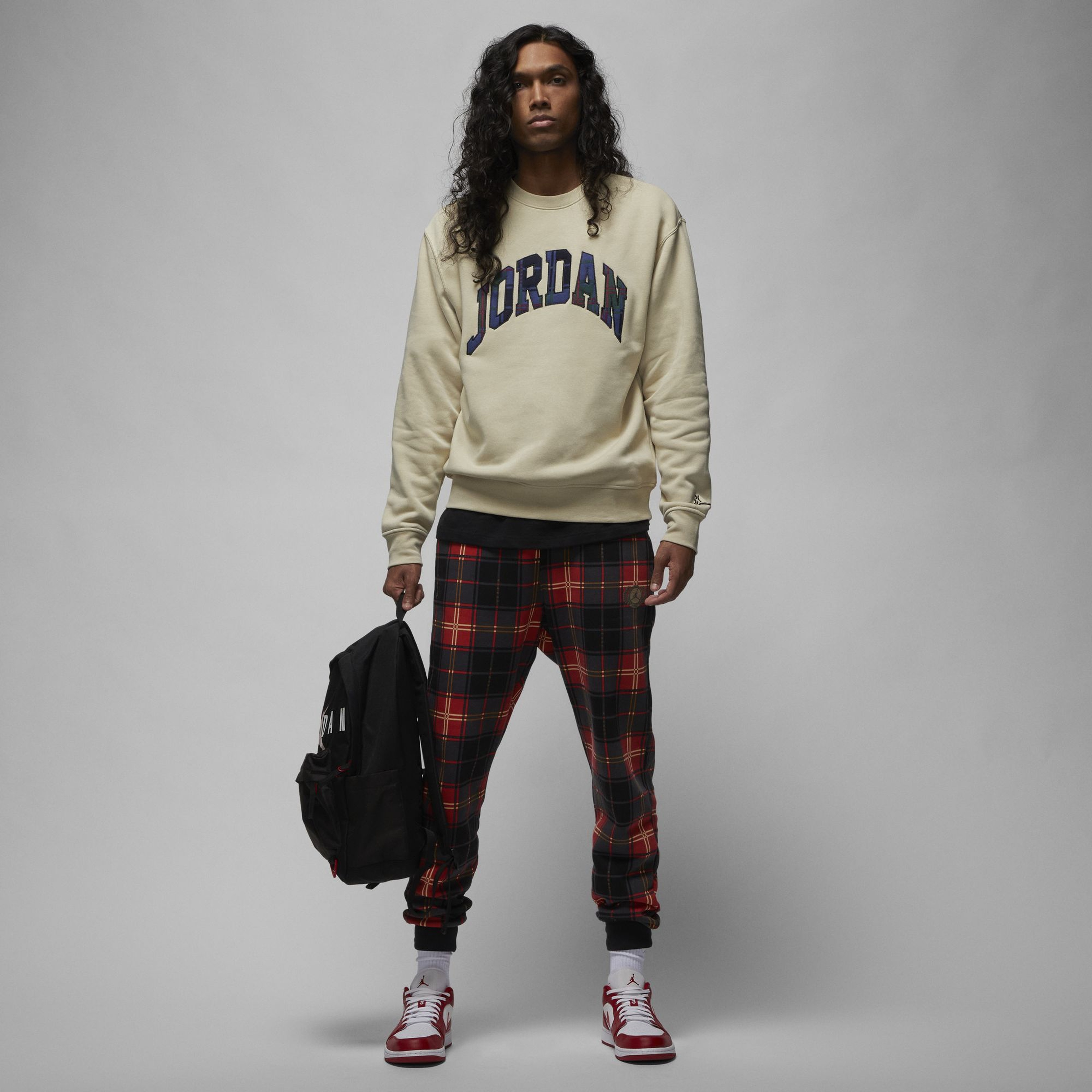 Jordan Essentials Erkek Bej Sweatshirt