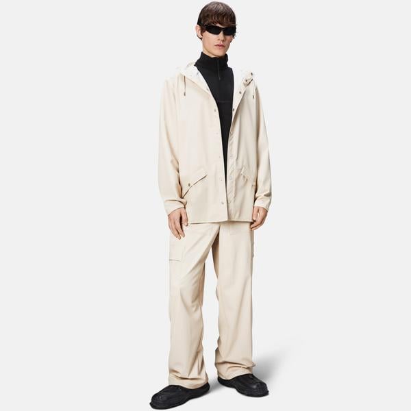 Rains Jacket W3 Unisex Gri Yağmurluk