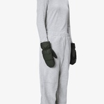 Rains Lohja Puffer Mittens W1T2 Unisex Yeşil Eldiven