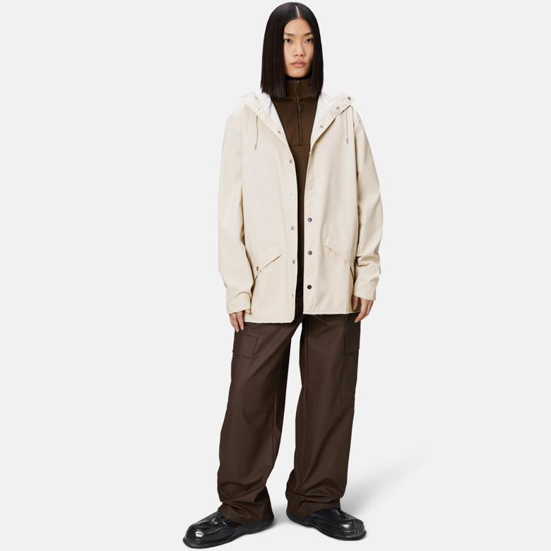 Rains Jacket W3 Unisex Gri Yağmurluk