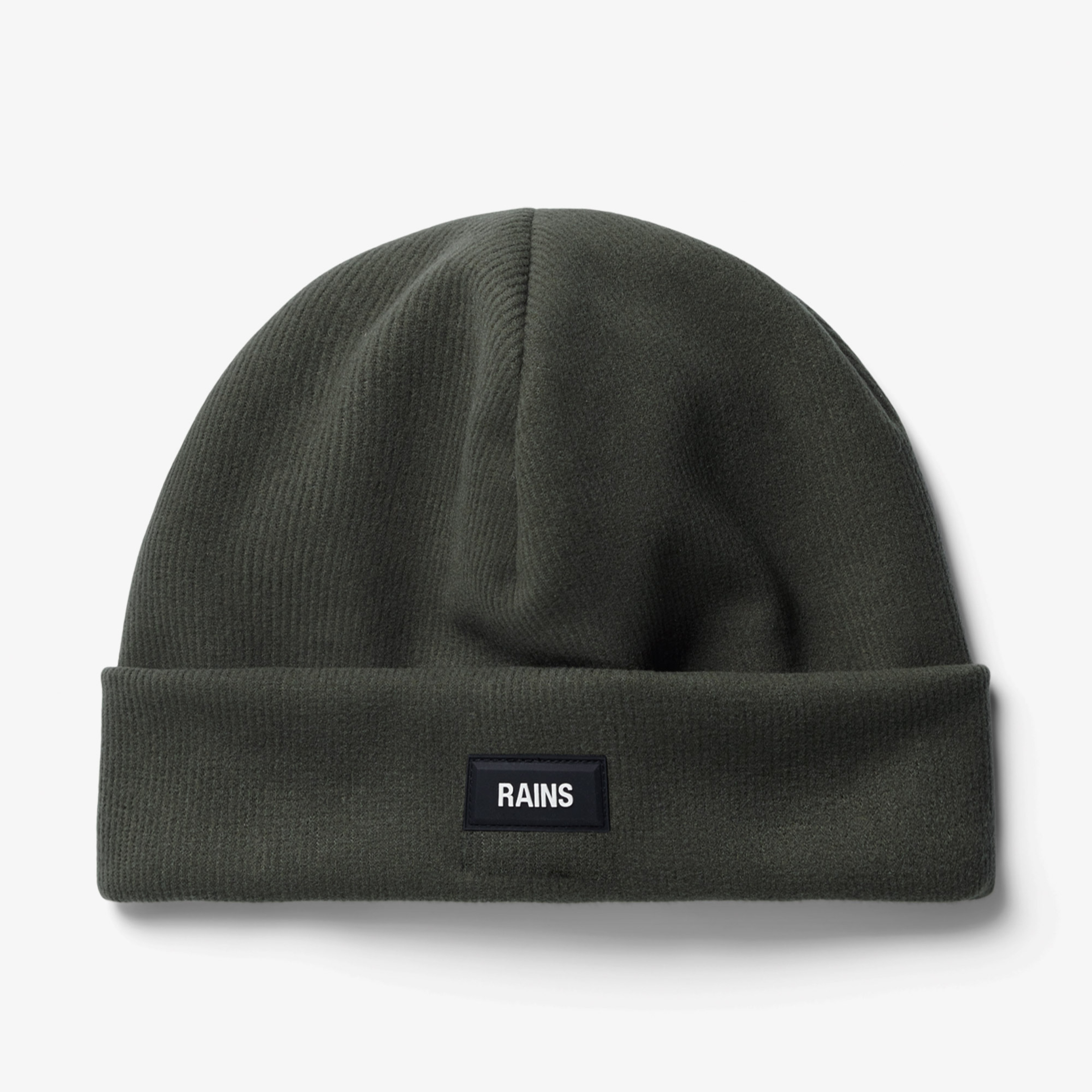 Rains Ribbed Fleece Beanie T1 Unisex Yeşil Bere