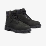 Timberland Premium 6 Inch Lace Up Çocuk Siyah Bot