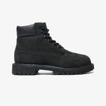 Timberland Premium 6 Inch Lace Up Çocuk Siyah Bot