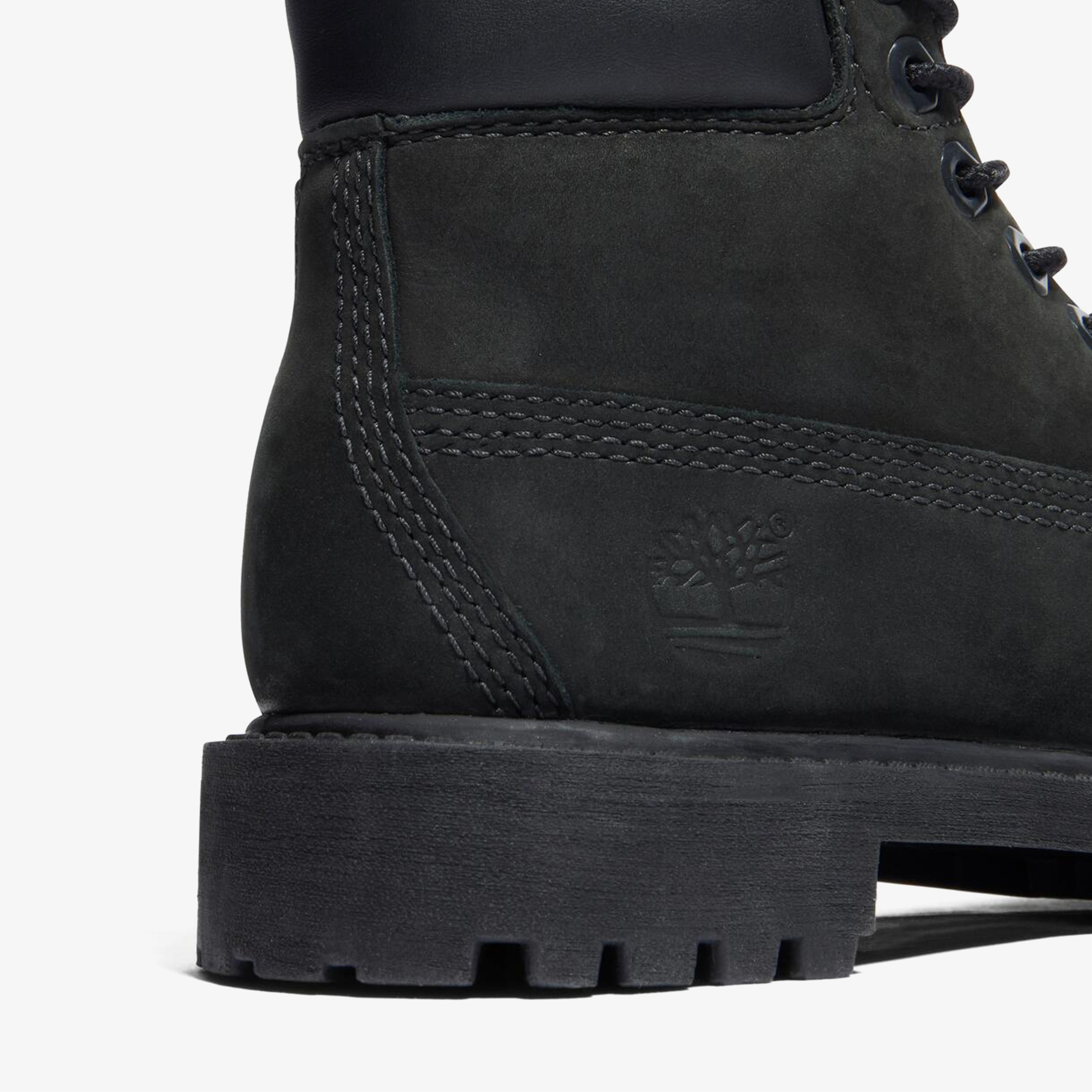 Timberland Premium 6 Inch Lace Up Çocuk Siyah Bot